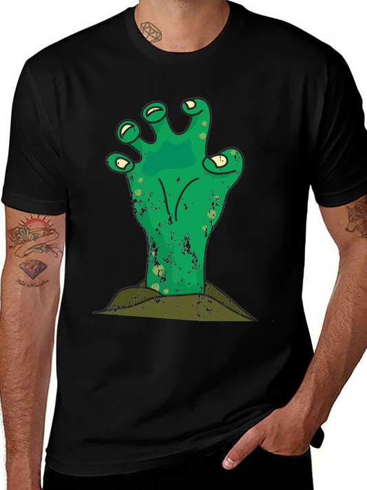 Zombie Hand Graphic Tee - Halloween T-Shirt
