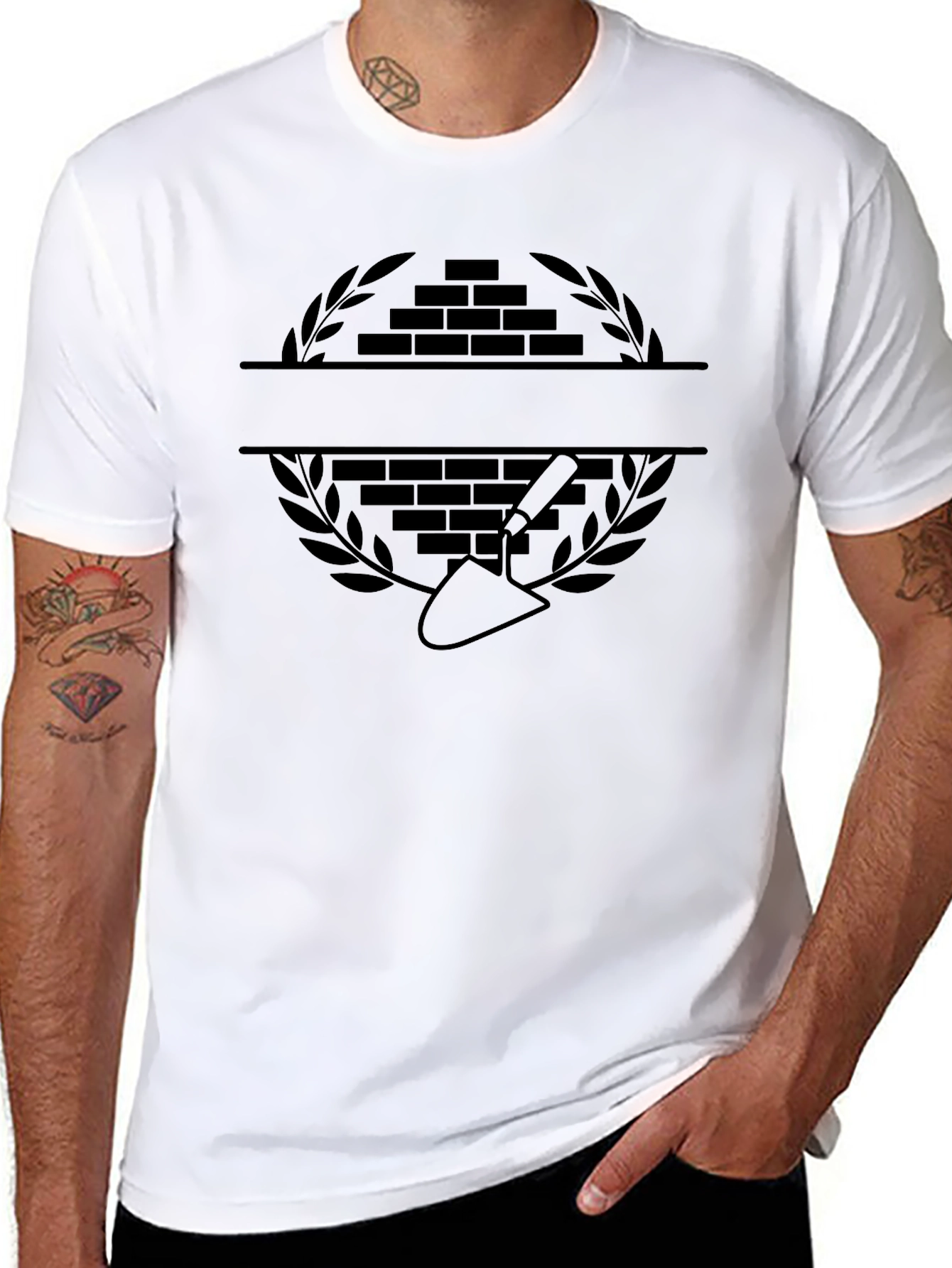 Bricklayer Graphic Tee - Construction Worker Shirt