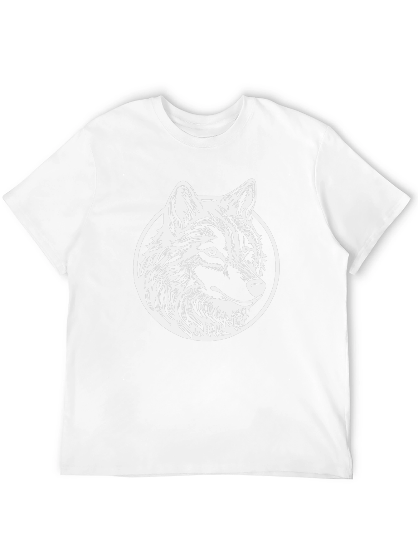Wolf Graphic Black T-Shirt - Classic Animal Tee