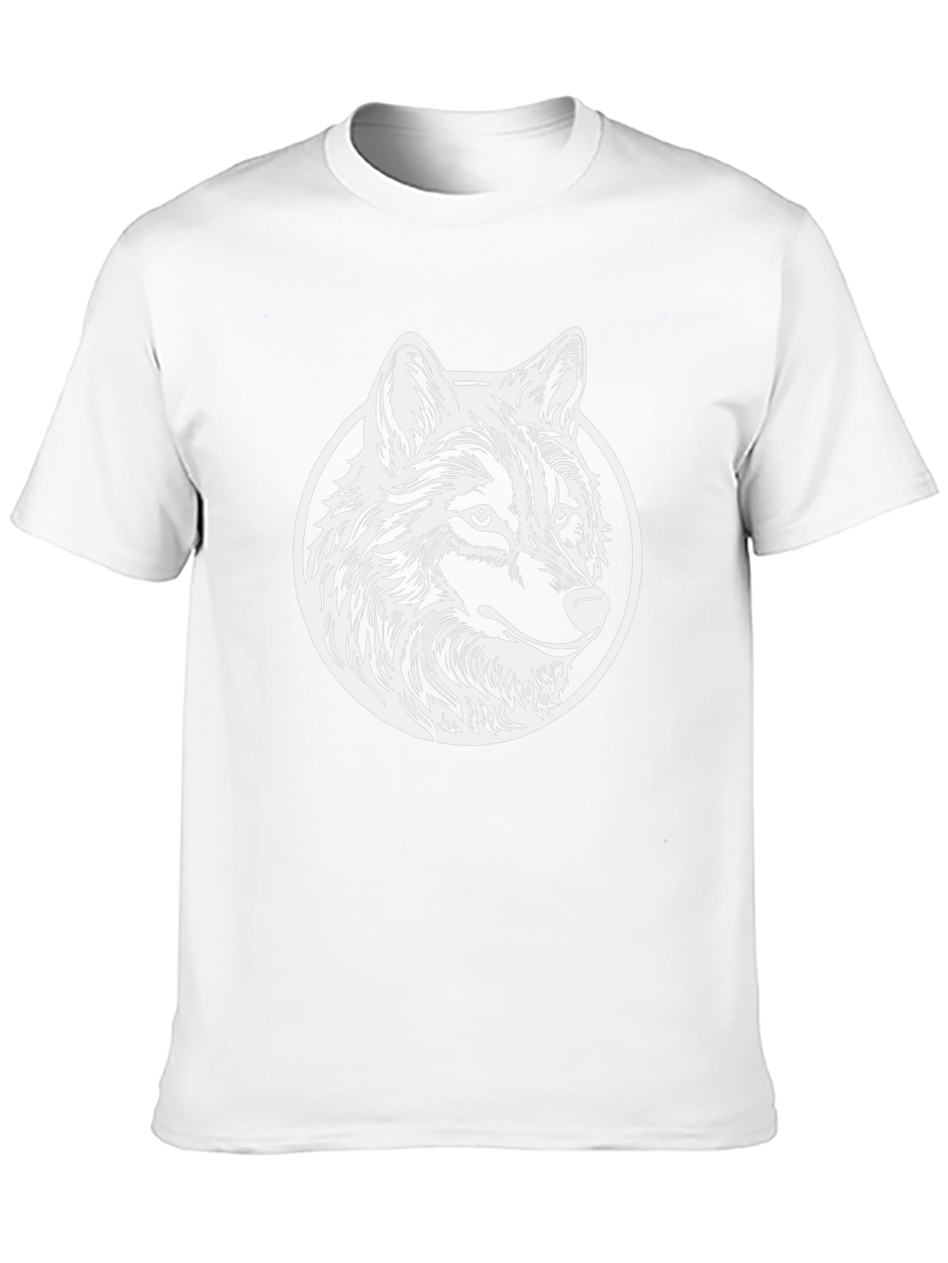 Wolf Graphic Black T-Shirt - Classic Animal Tee