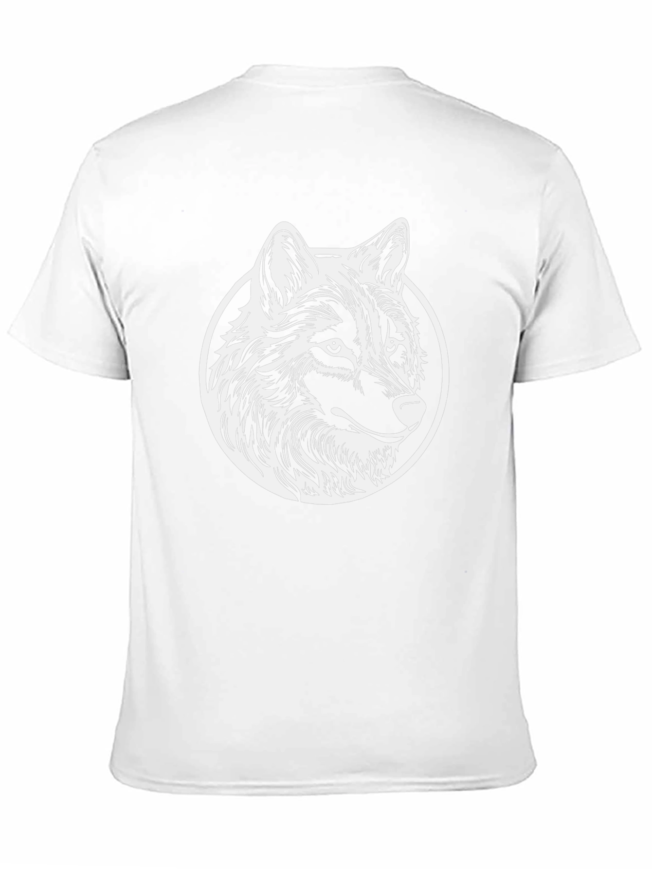 Wolf Graphic Black T-Shirt - Classic Animal Tee