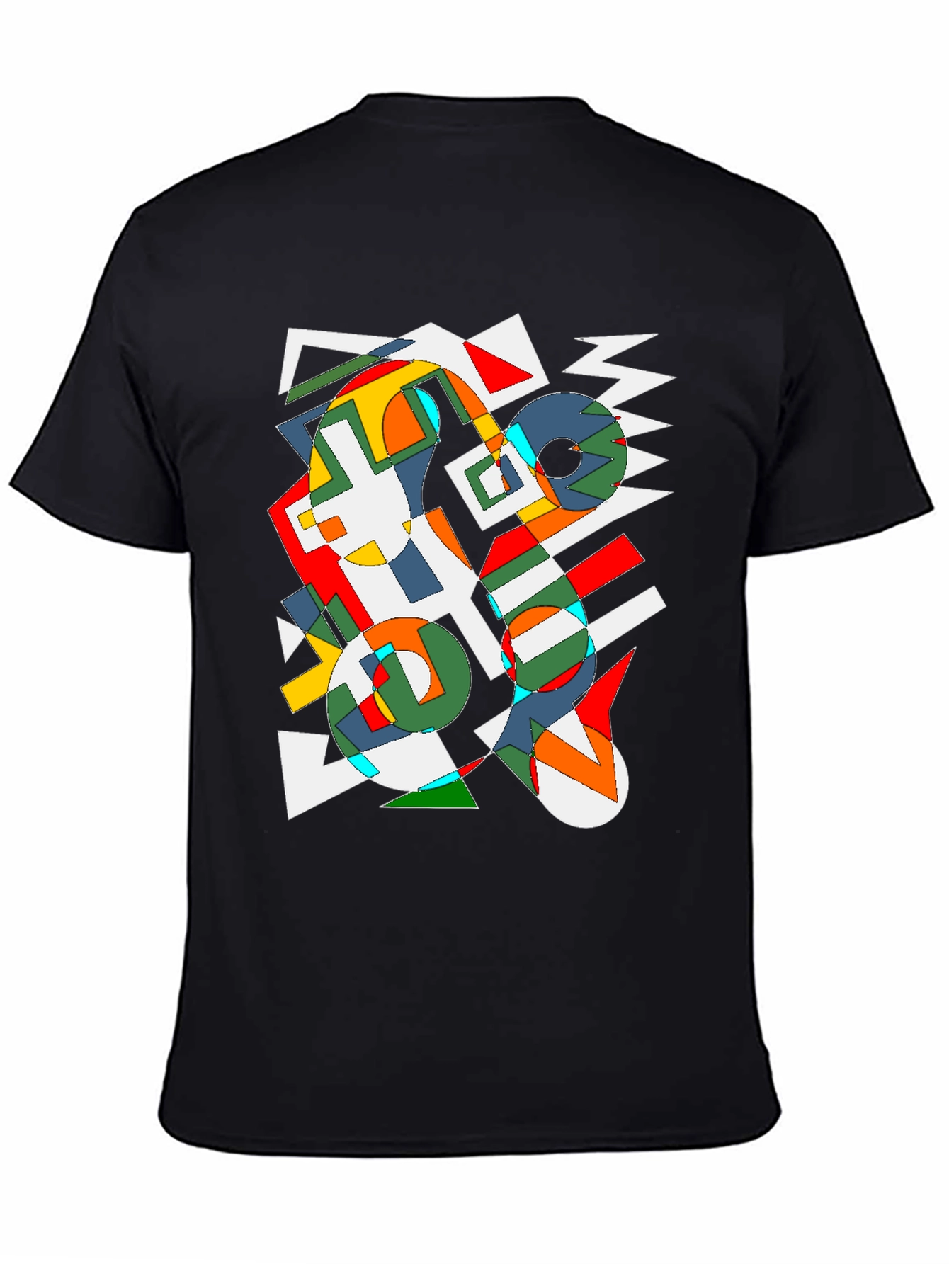 Abstract Geometric Art T-Shirt - Modern Graphic Tee