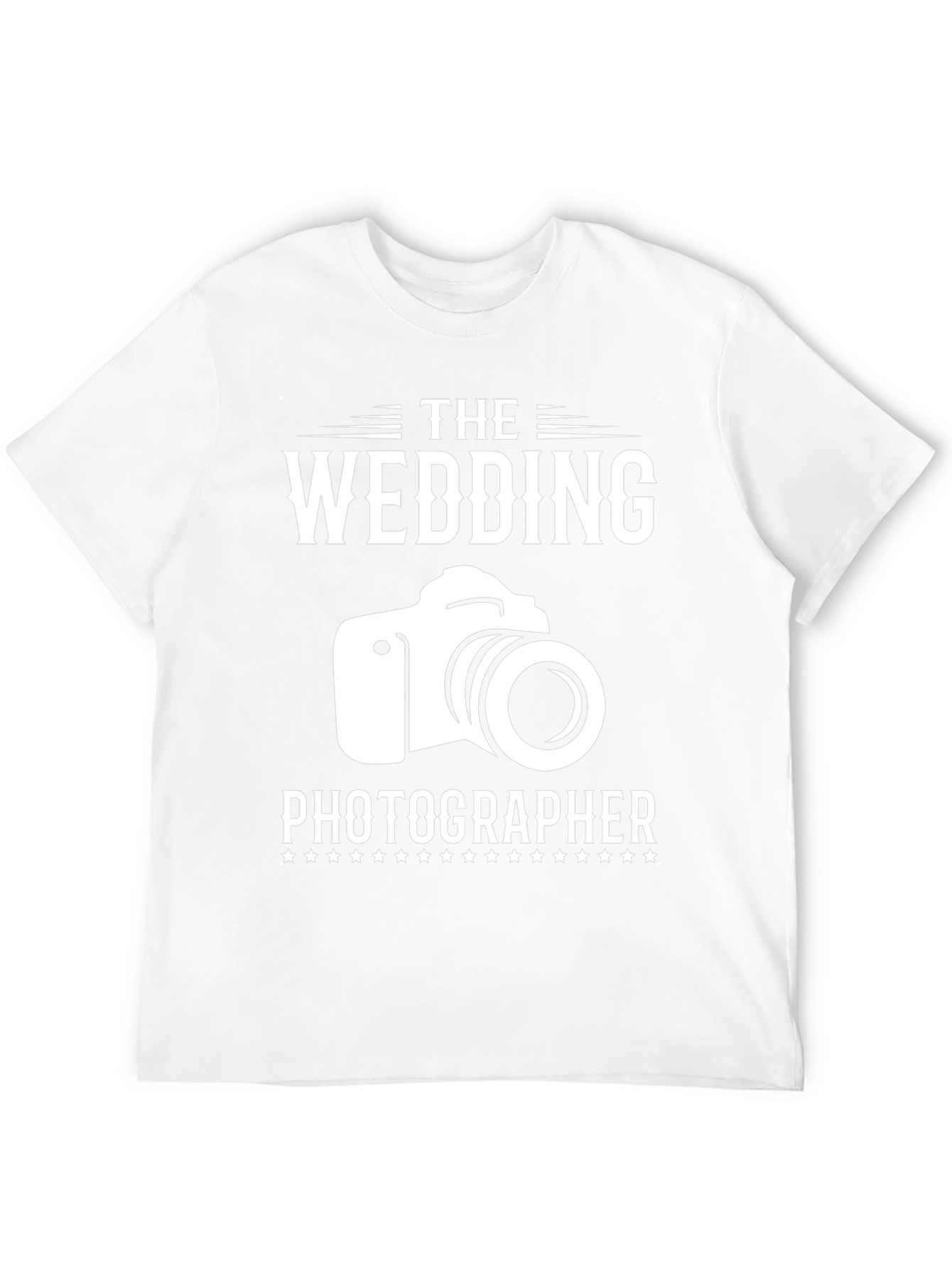 Wedding Photographer T-Shirt - Camera Graphic Design