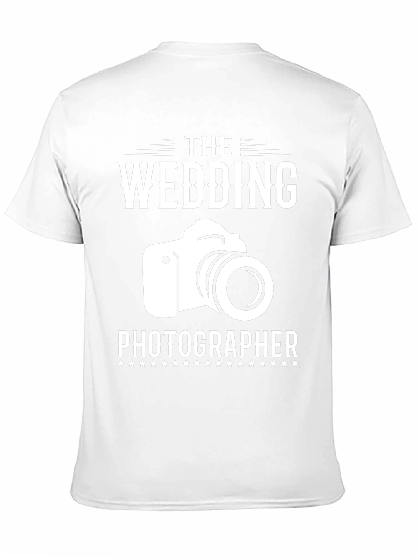 Wedding Photographer T-Shirt - Camera Graphic Design