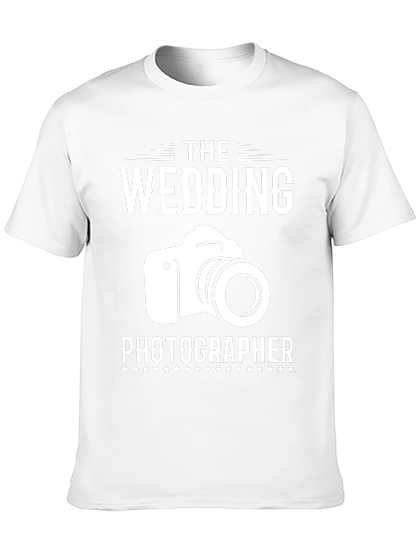 Wedding Photographer T-Shirt - Camera Graphic Design