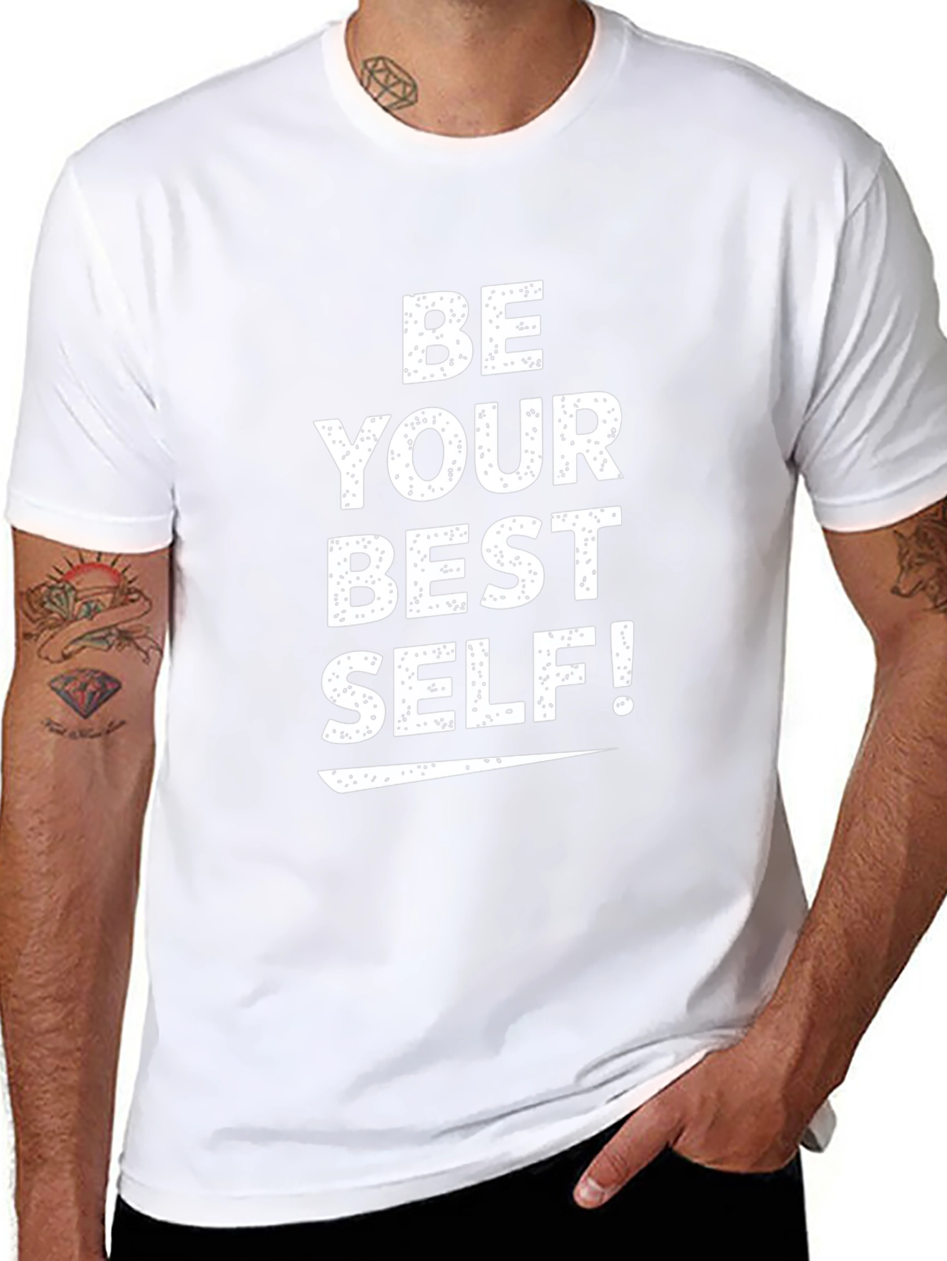 Be Your Best Self T-Shirt - Motivational Quote Tee