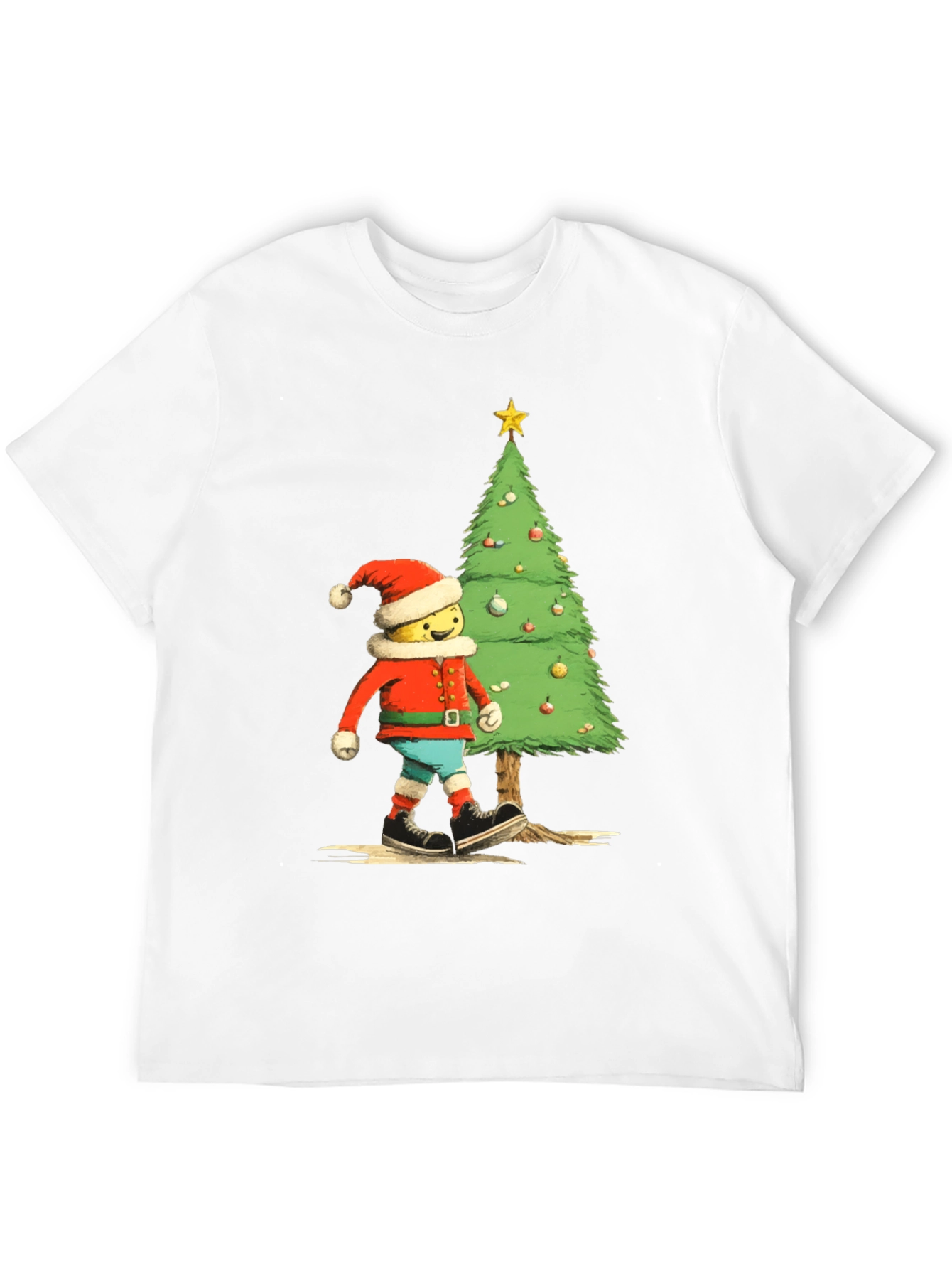 Christmas LEGO Character Graphic Tee