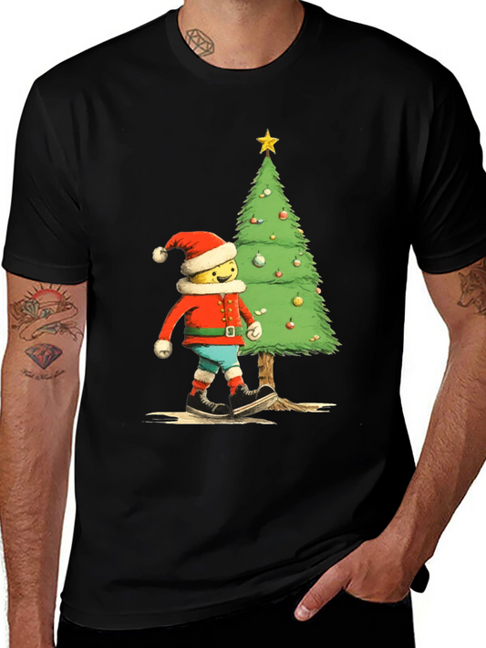 Christmas LEGO Character Graphic Tee