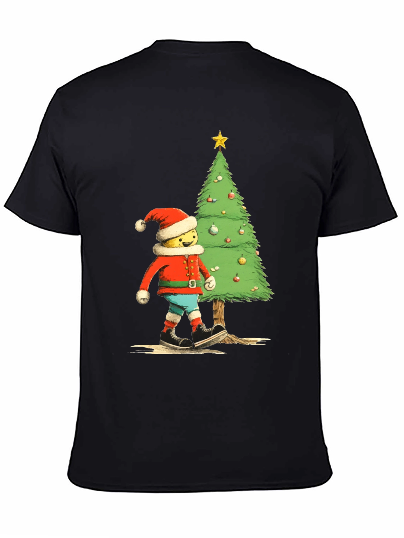 Christmas LEGO Character Graphic Tee