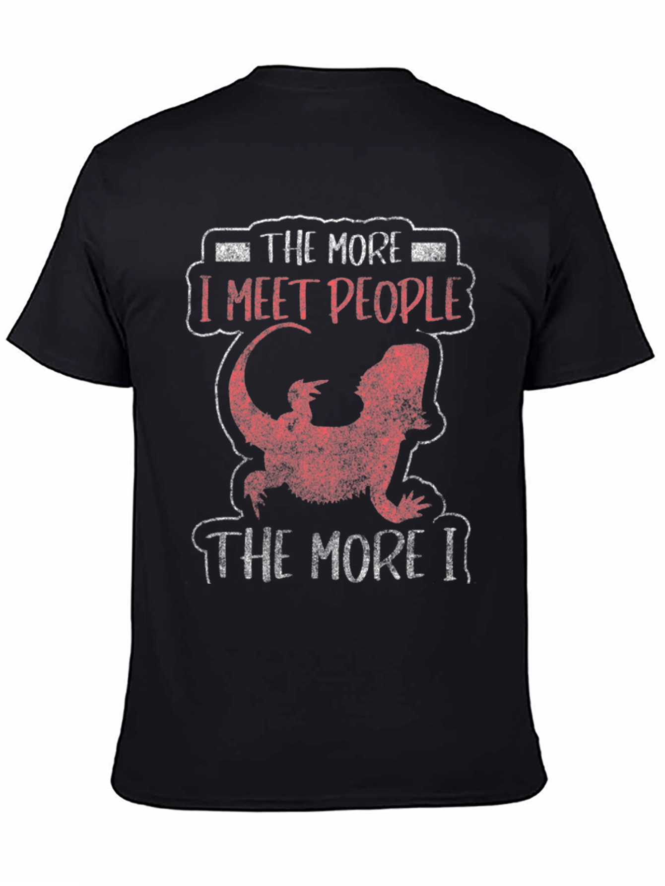 The More I Meet People Bearded Dragon Tee