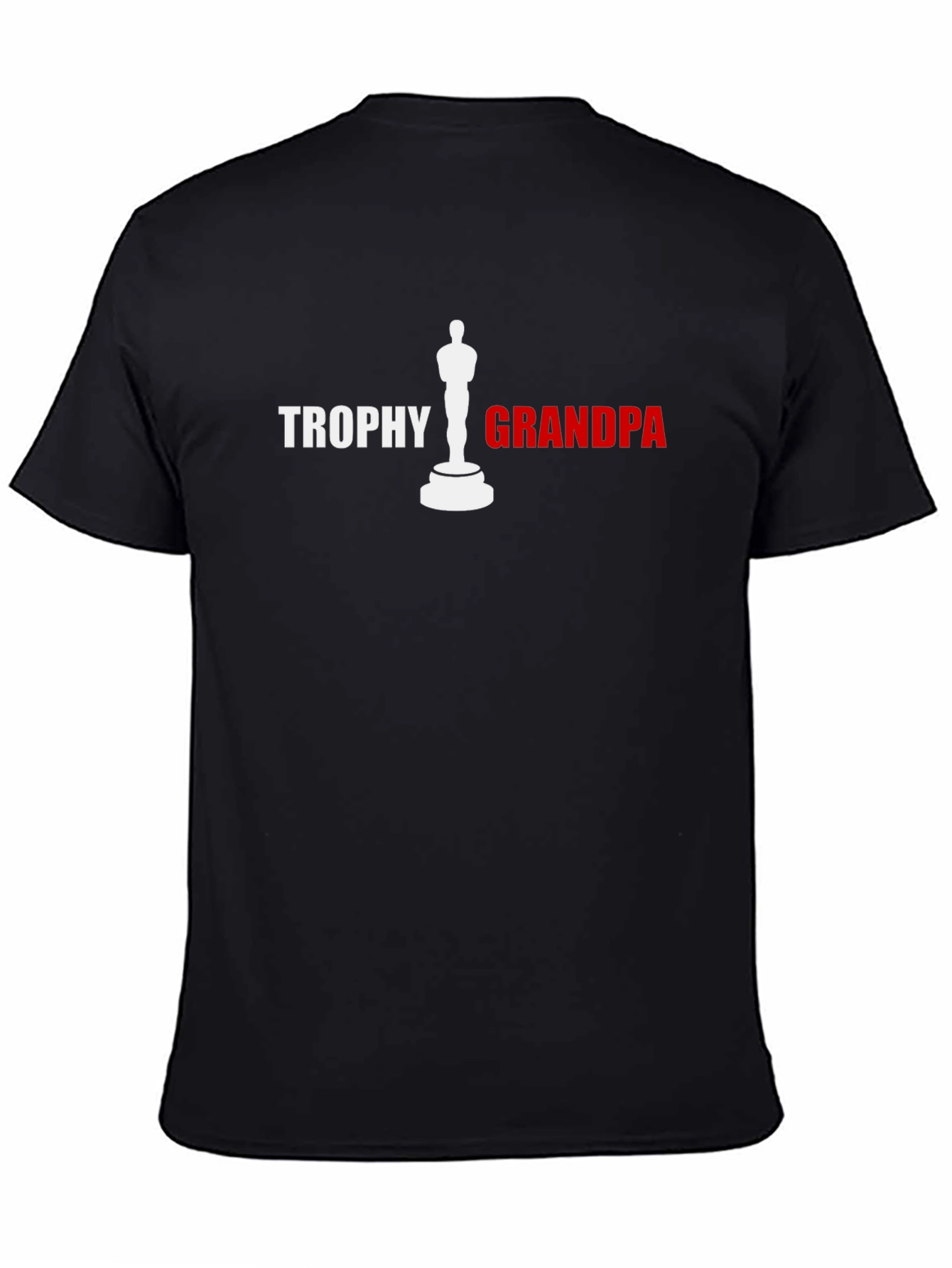 Trophy Grandpa Graphic Tee - Black Novelty T-Shirt