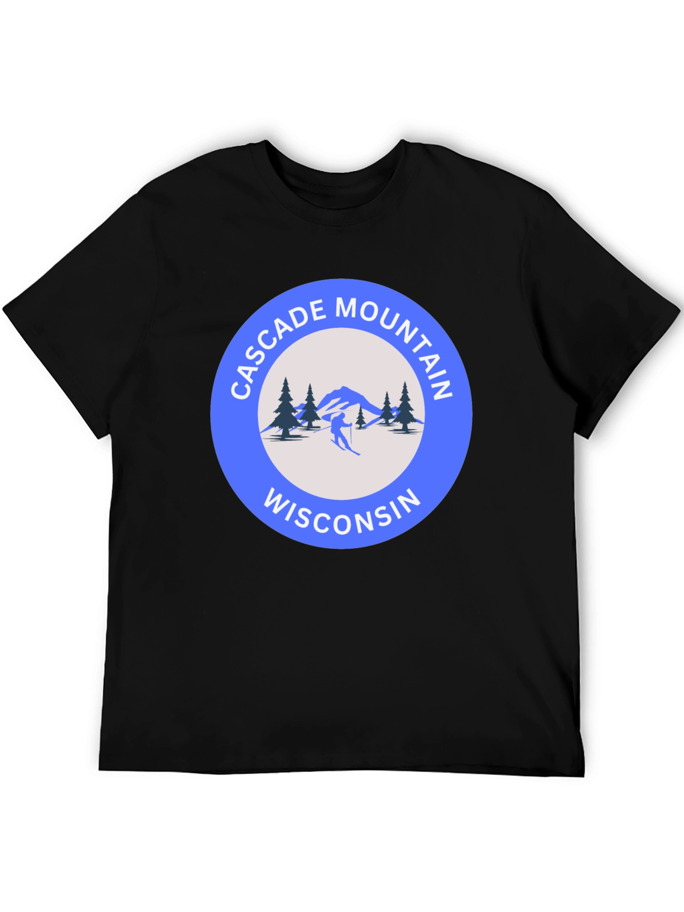 Cascade Mountain Wisconsin Graphic T-Shirt