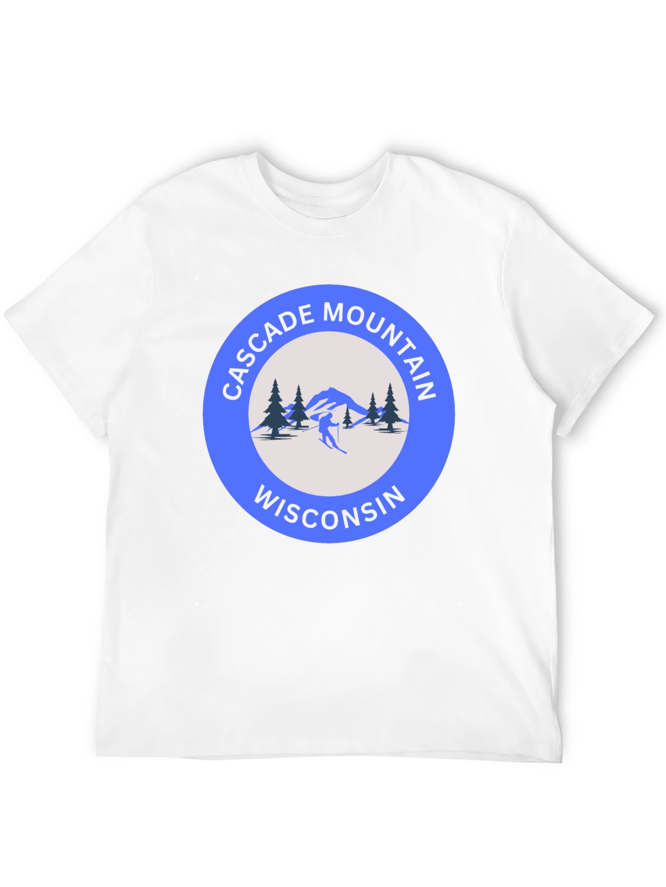 Cascade Mountain Wisconsin Graphic T-Shirt