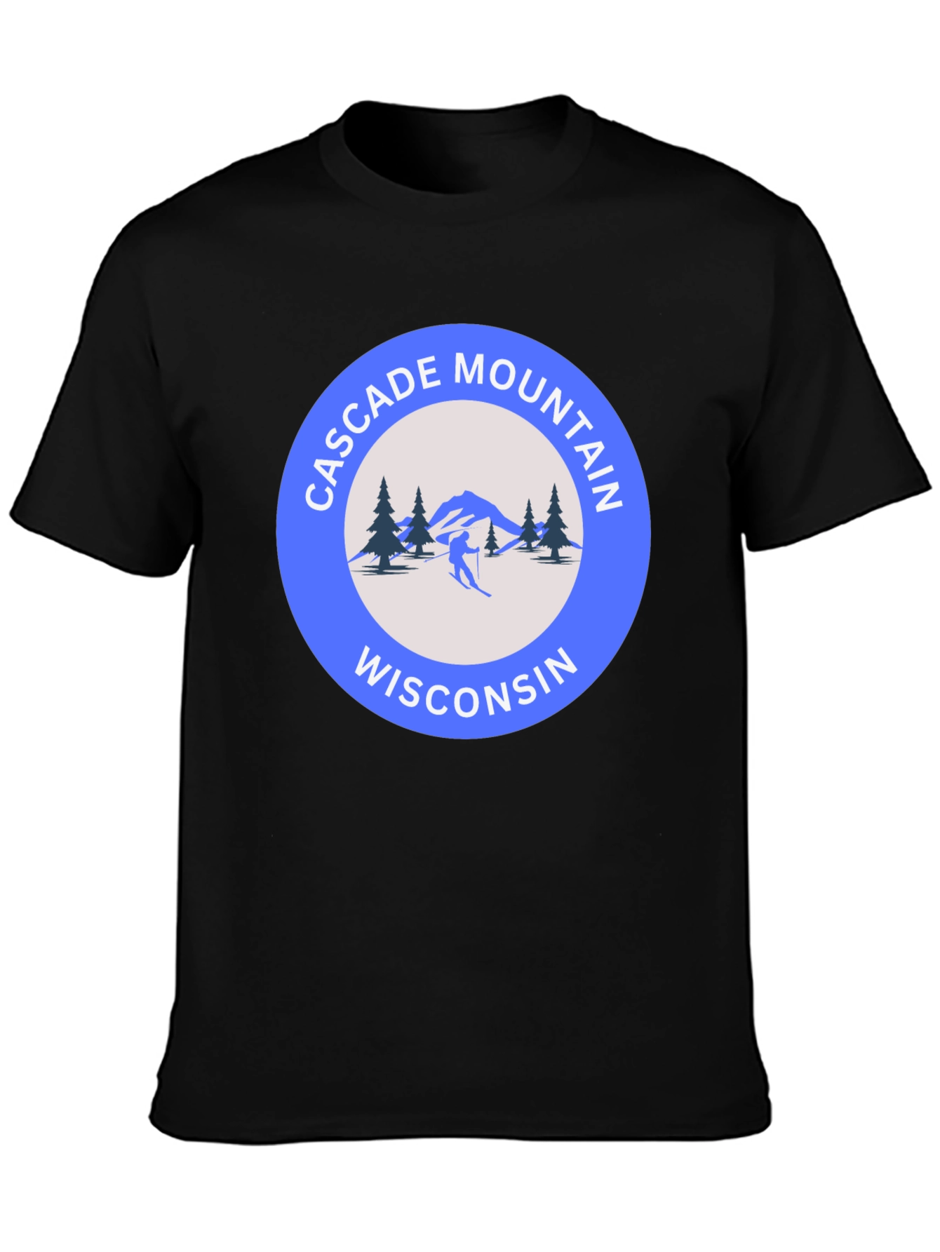 Cascade Mountain Wisconsin Graphic T-Shirt