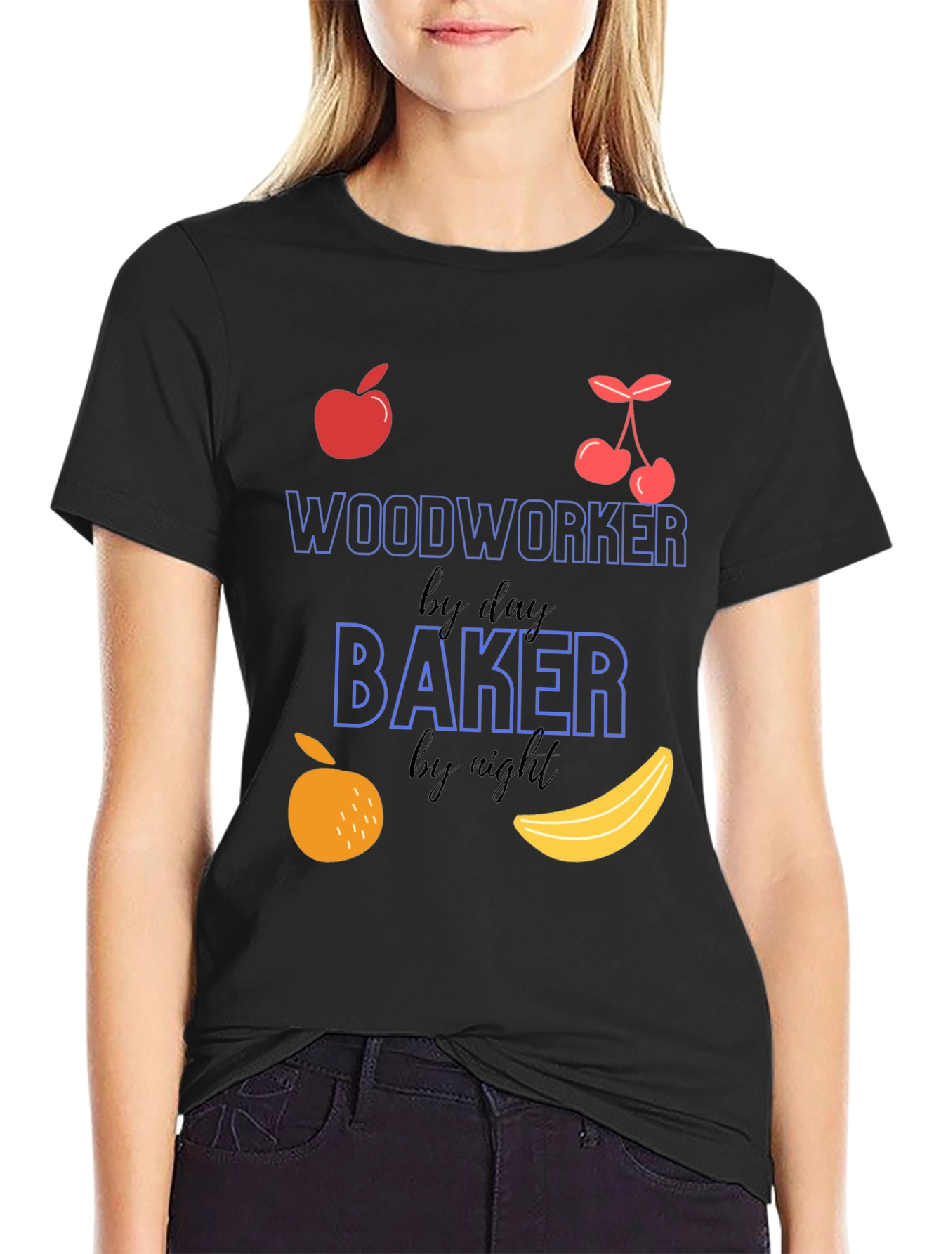 Woodworker by Day Baker by Night T-Shirt