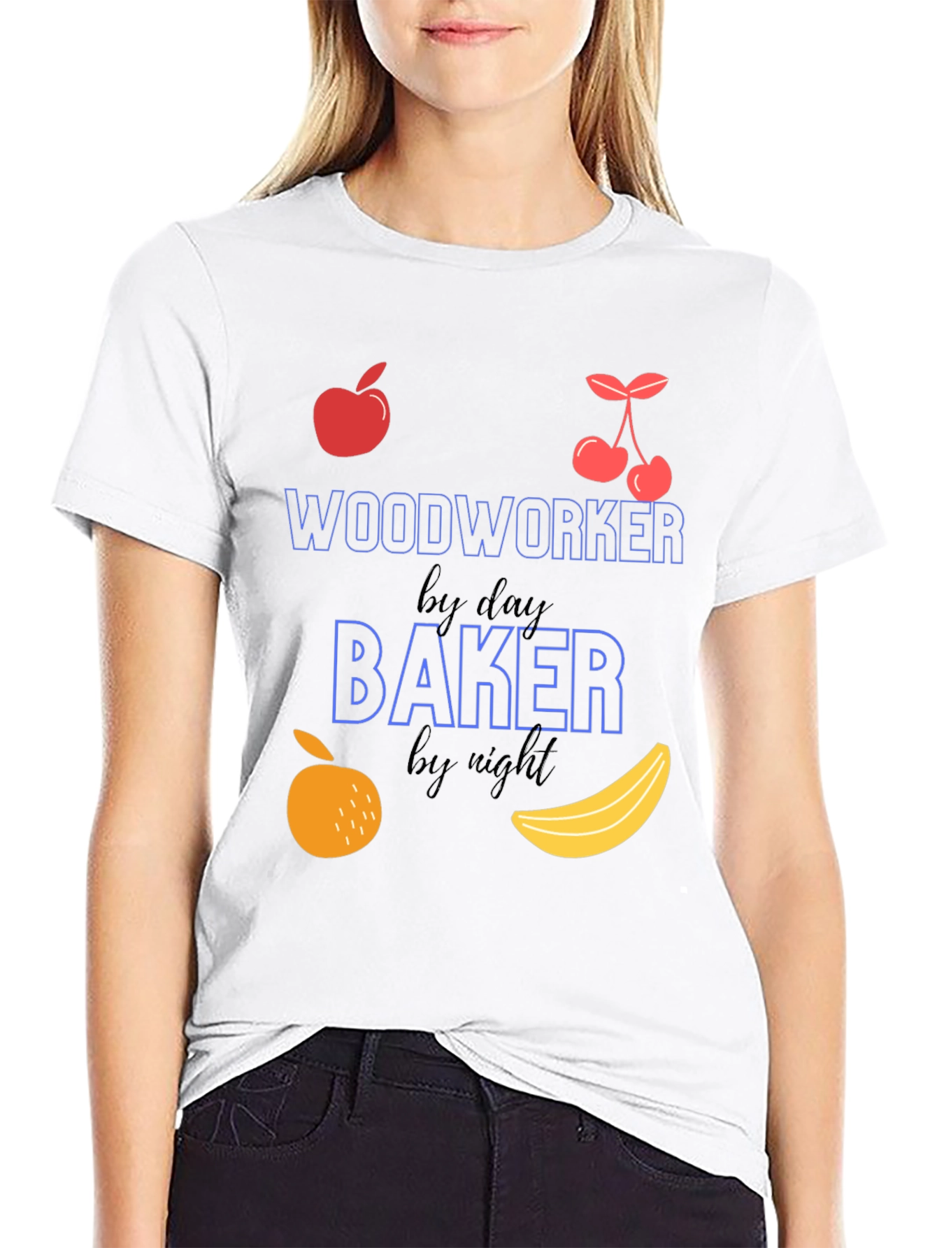 Woodworker by Day Baker by Night T-Shirt