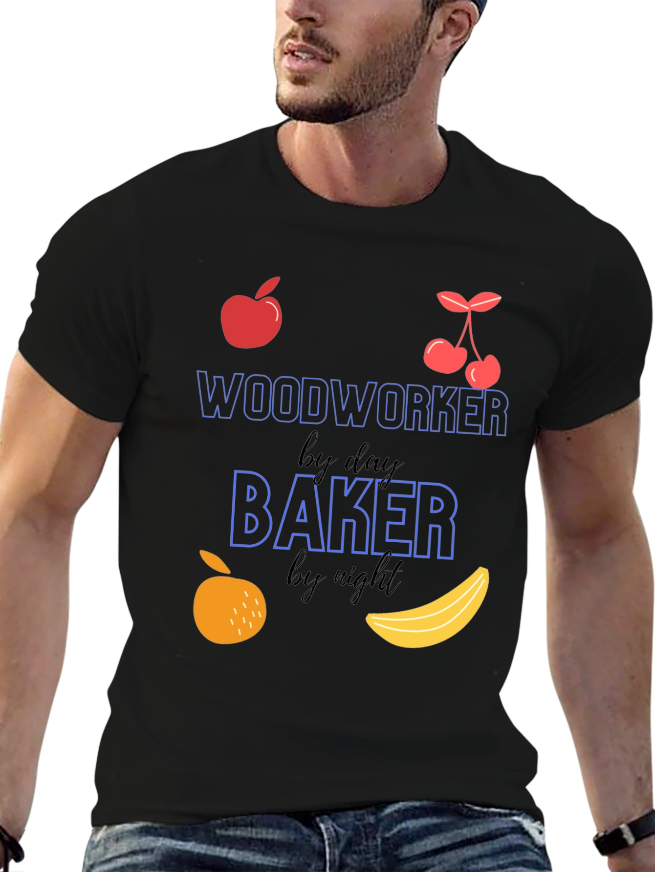 Woodworker by Day Baker by Night T-Shirt