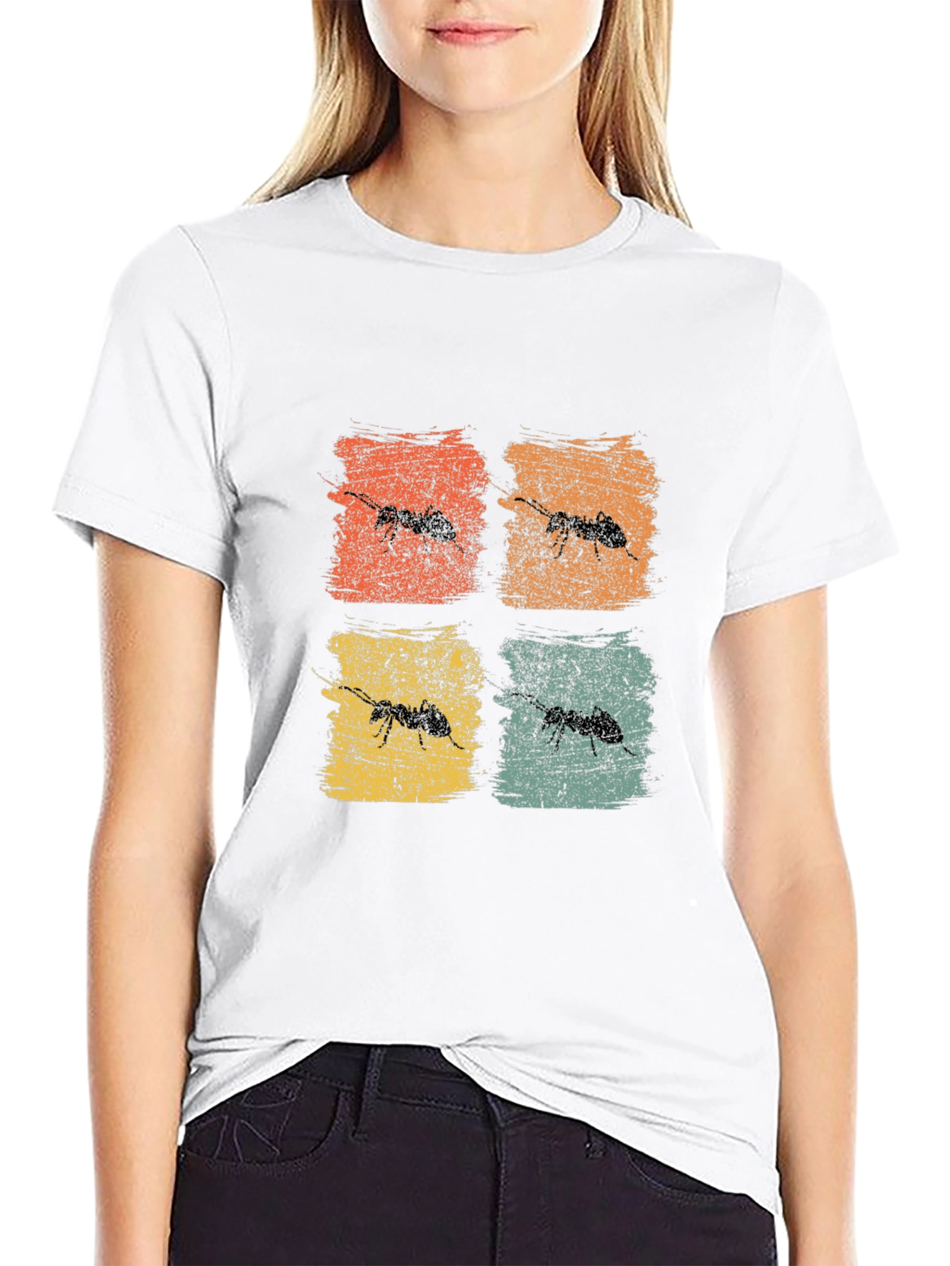 Retro Ant Graphic T-Shirt