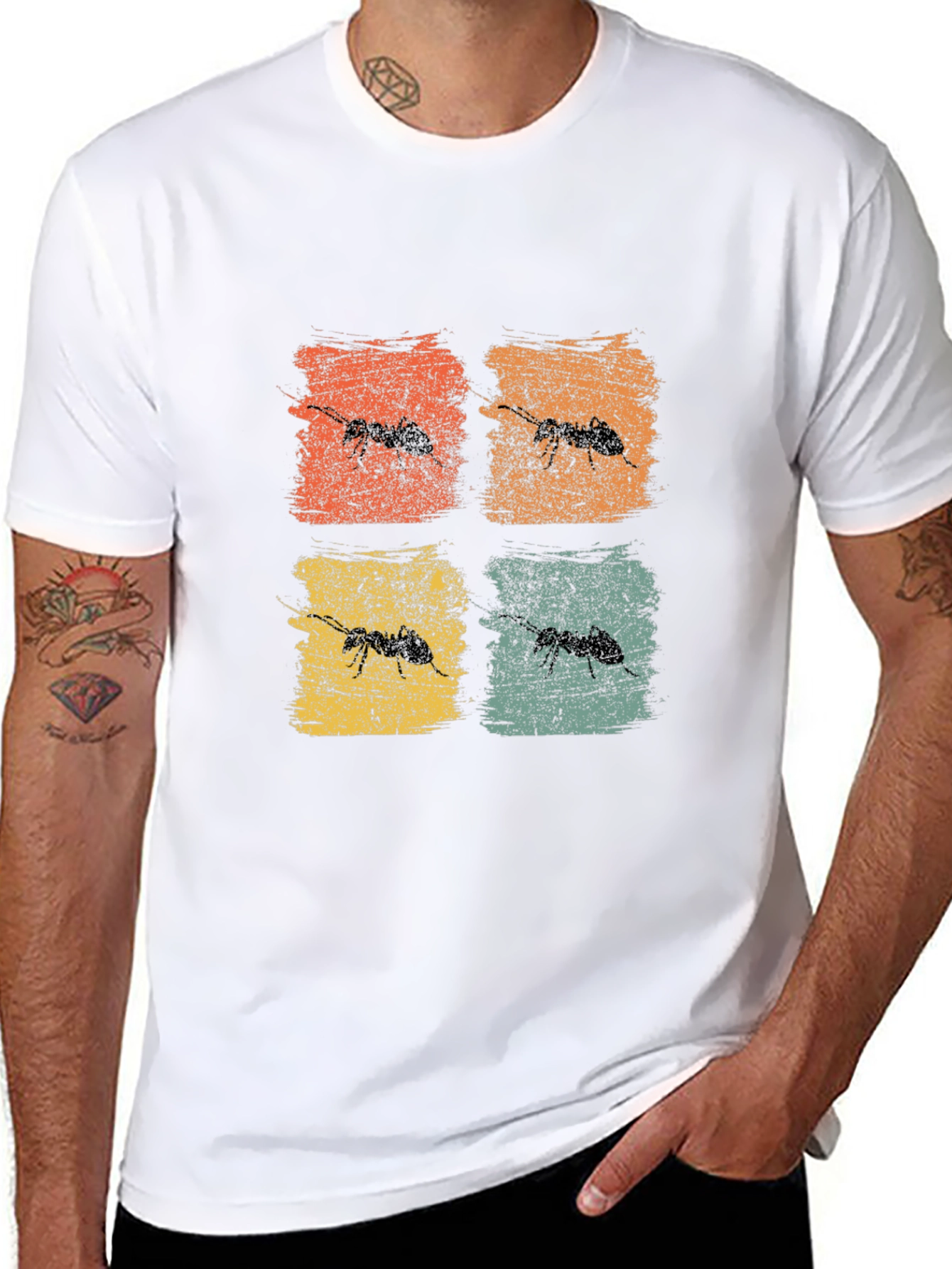 Retro Ant Graphic T-Shirt