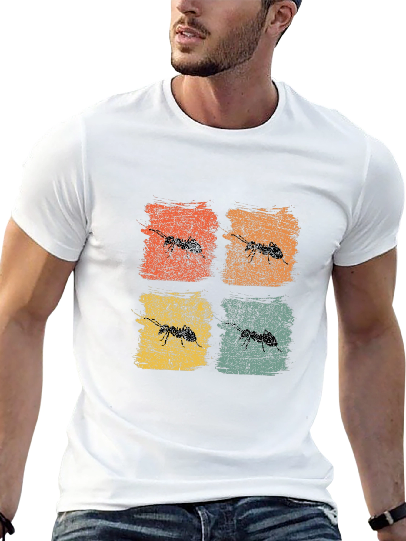 Retro Ant Graphic T-Shirt