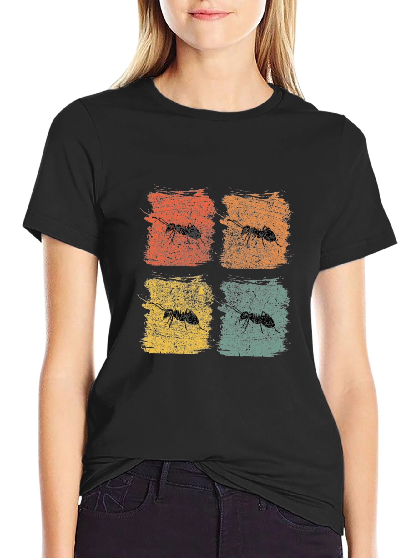 Retro Ant Graphic T-Shirt
