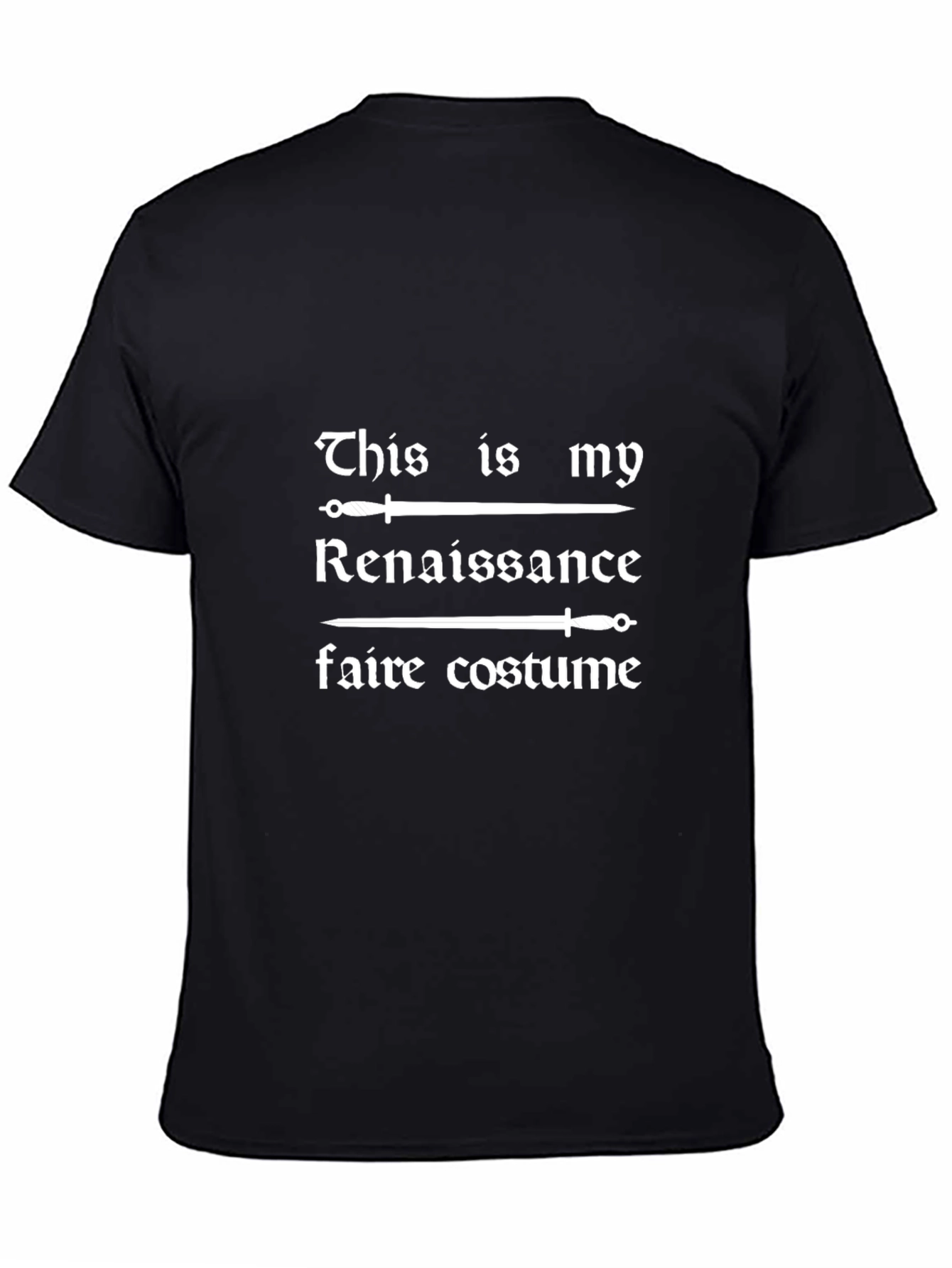 Renaissance Faire Costume T-Shirt - Sword Design