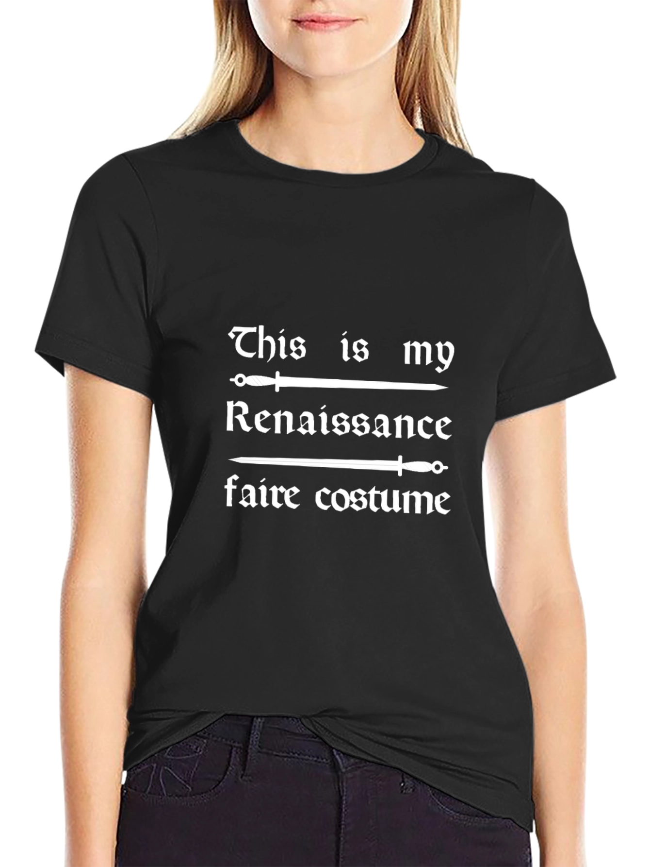 Renaissance Faire Costume T-Shirt - Sword Design
