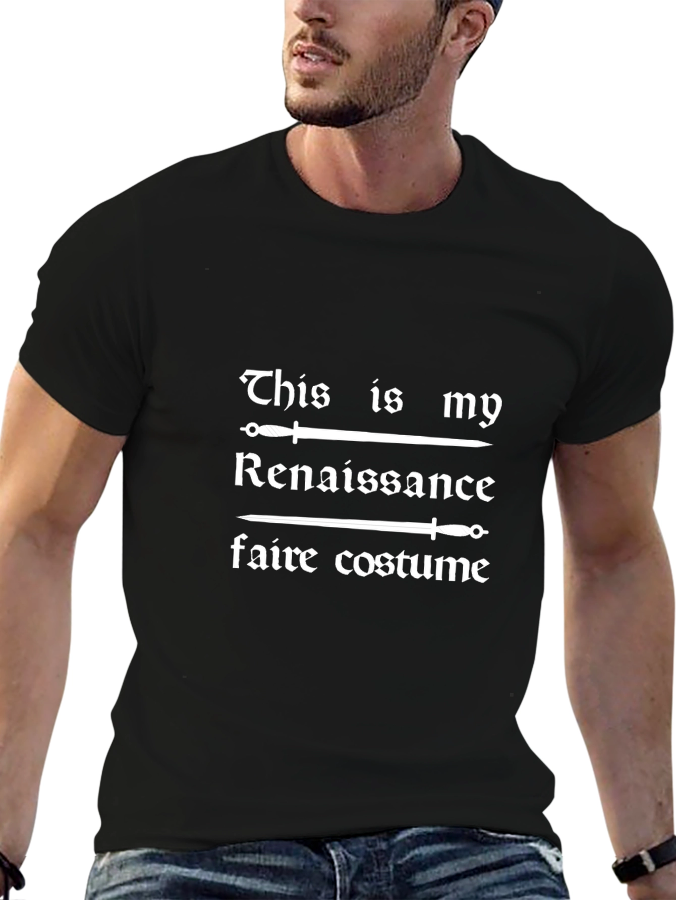 Renaissance Faire Costume T-Shirt - Sword Design