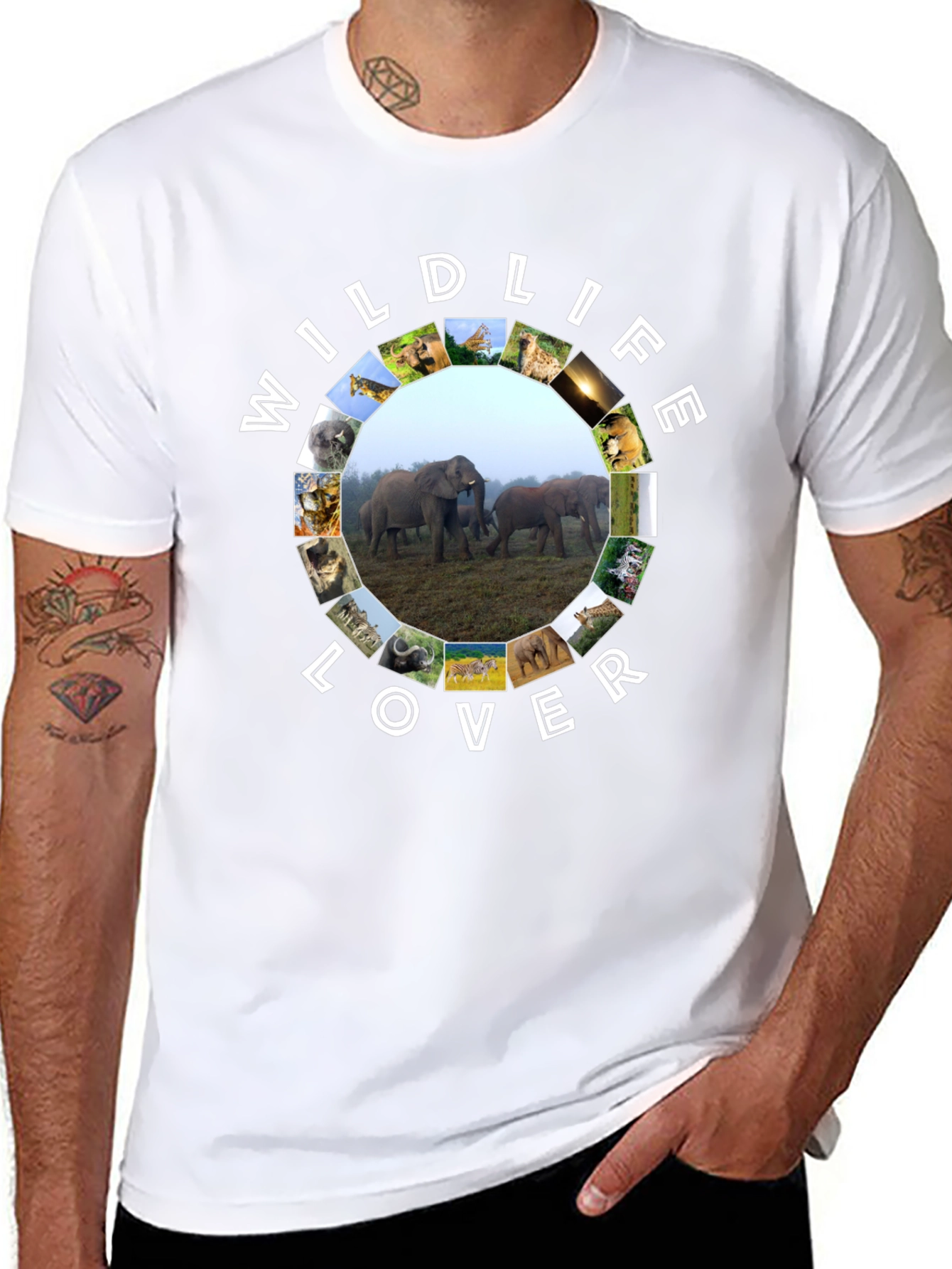 Wildlife Lover T-Shirt - Animal Graphic Tee