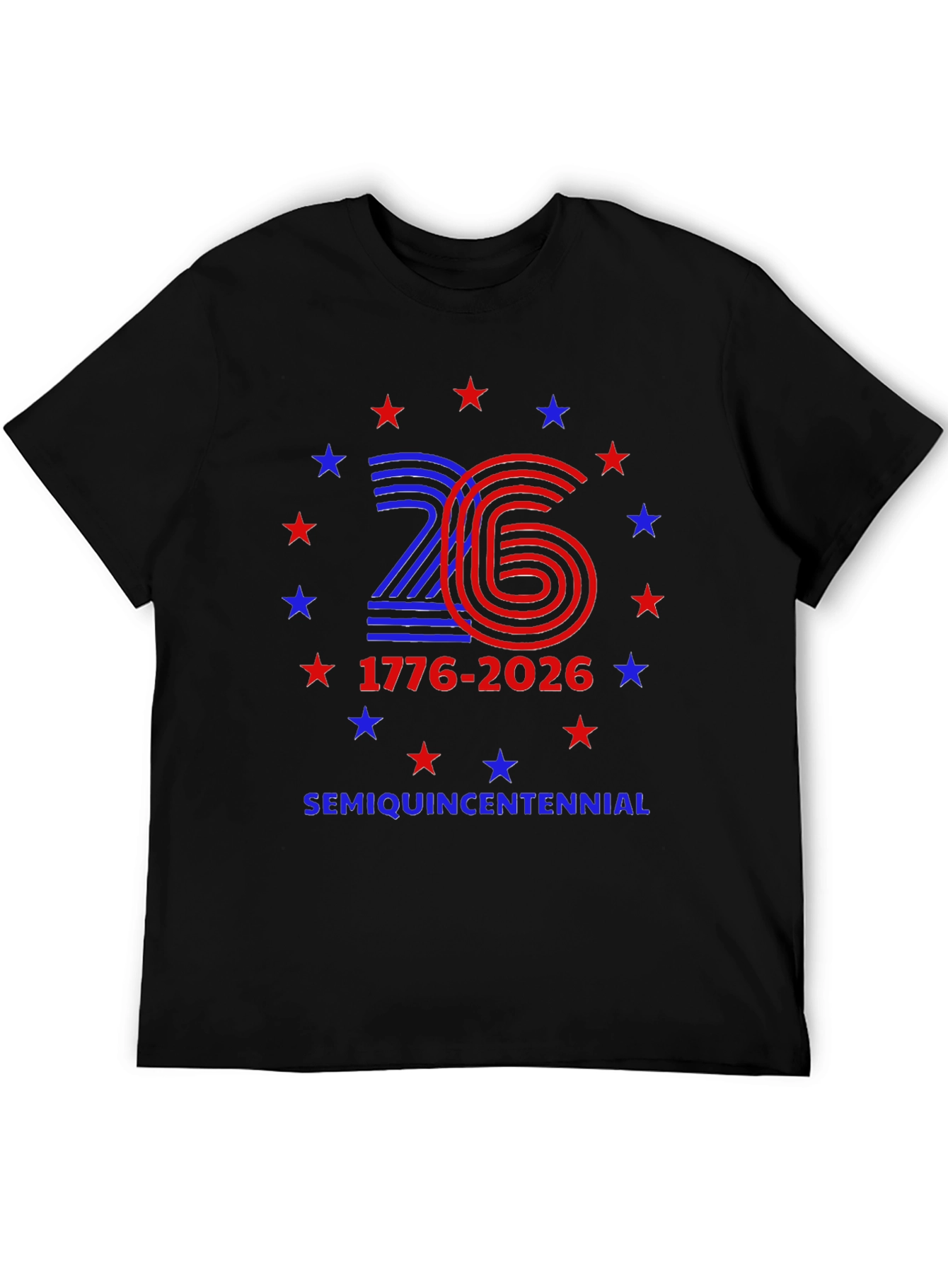 SemiQuinCentennial 1776-2026 Patriotic T-Shirt
