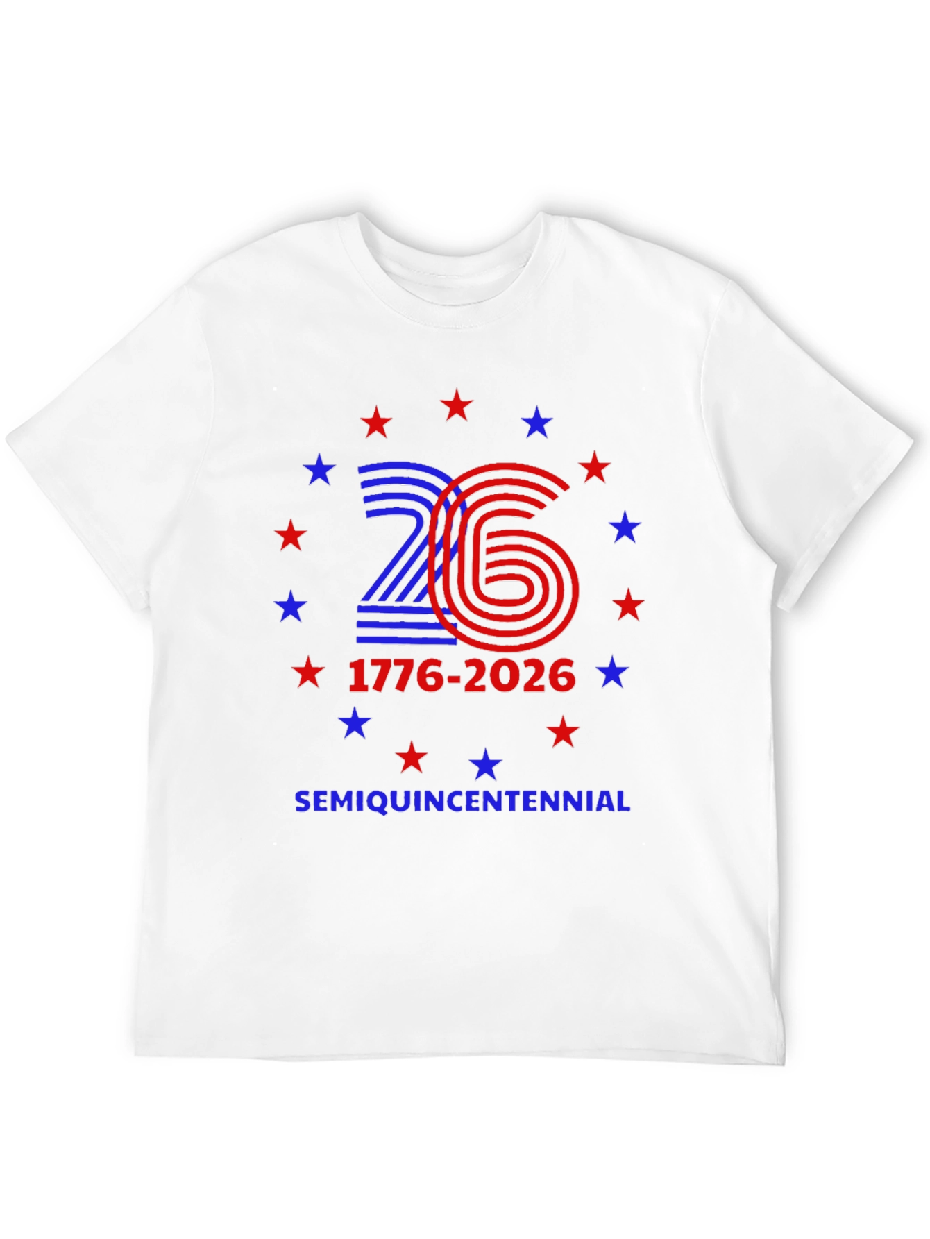 SemiQuinCentennial 1776-2026 Patriotic T-Shirt