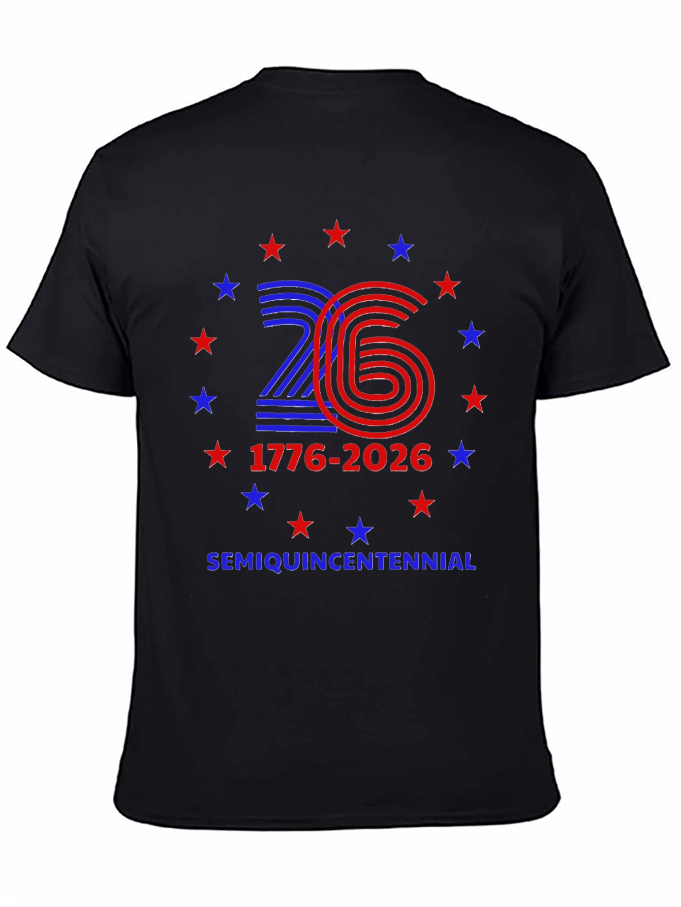 SemiQuinCentennial 1776-2026 Patriotic T-Shirt