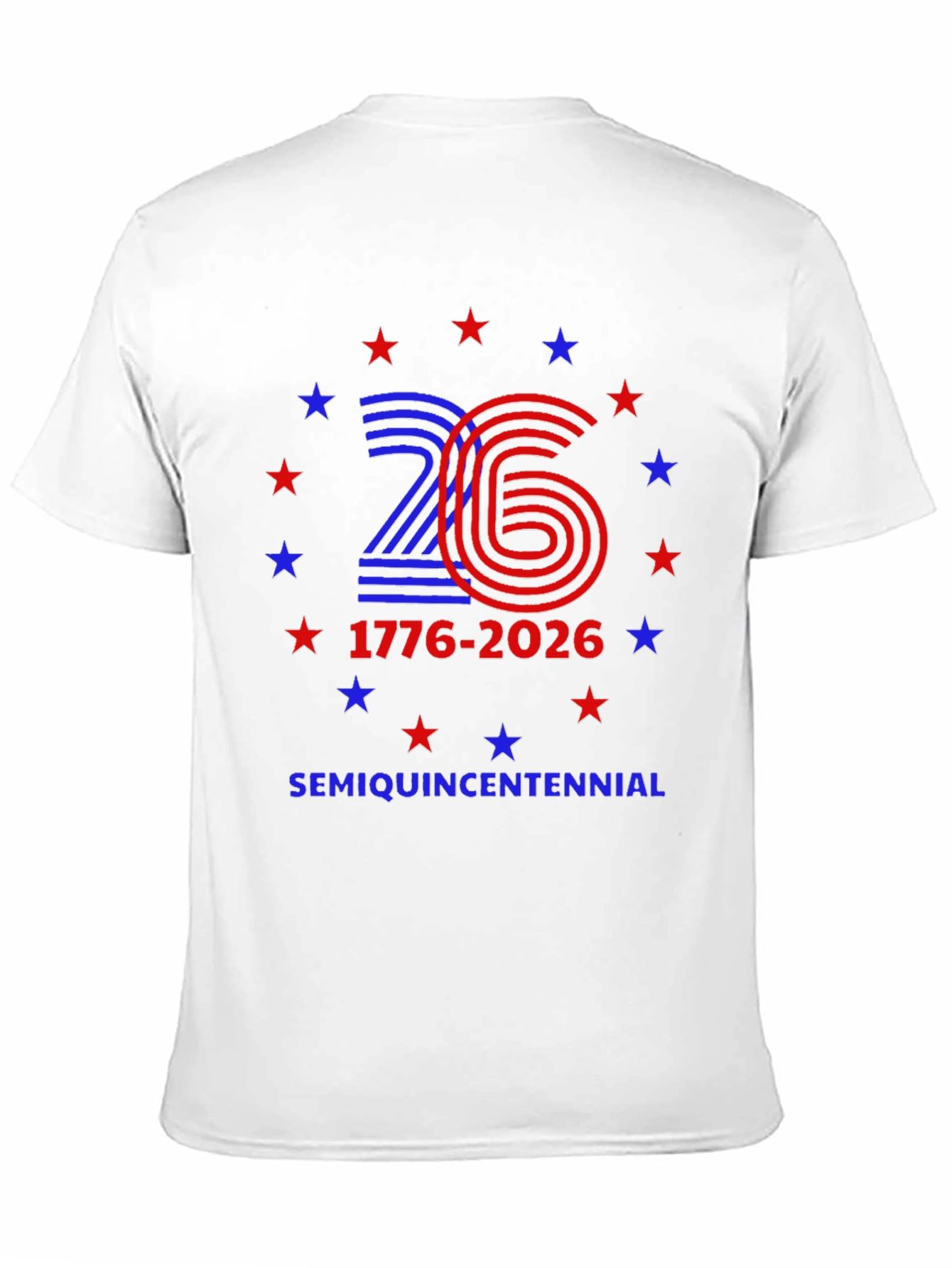 SemiQuinCentennial 1776-2026 Patriotic T-Shirt