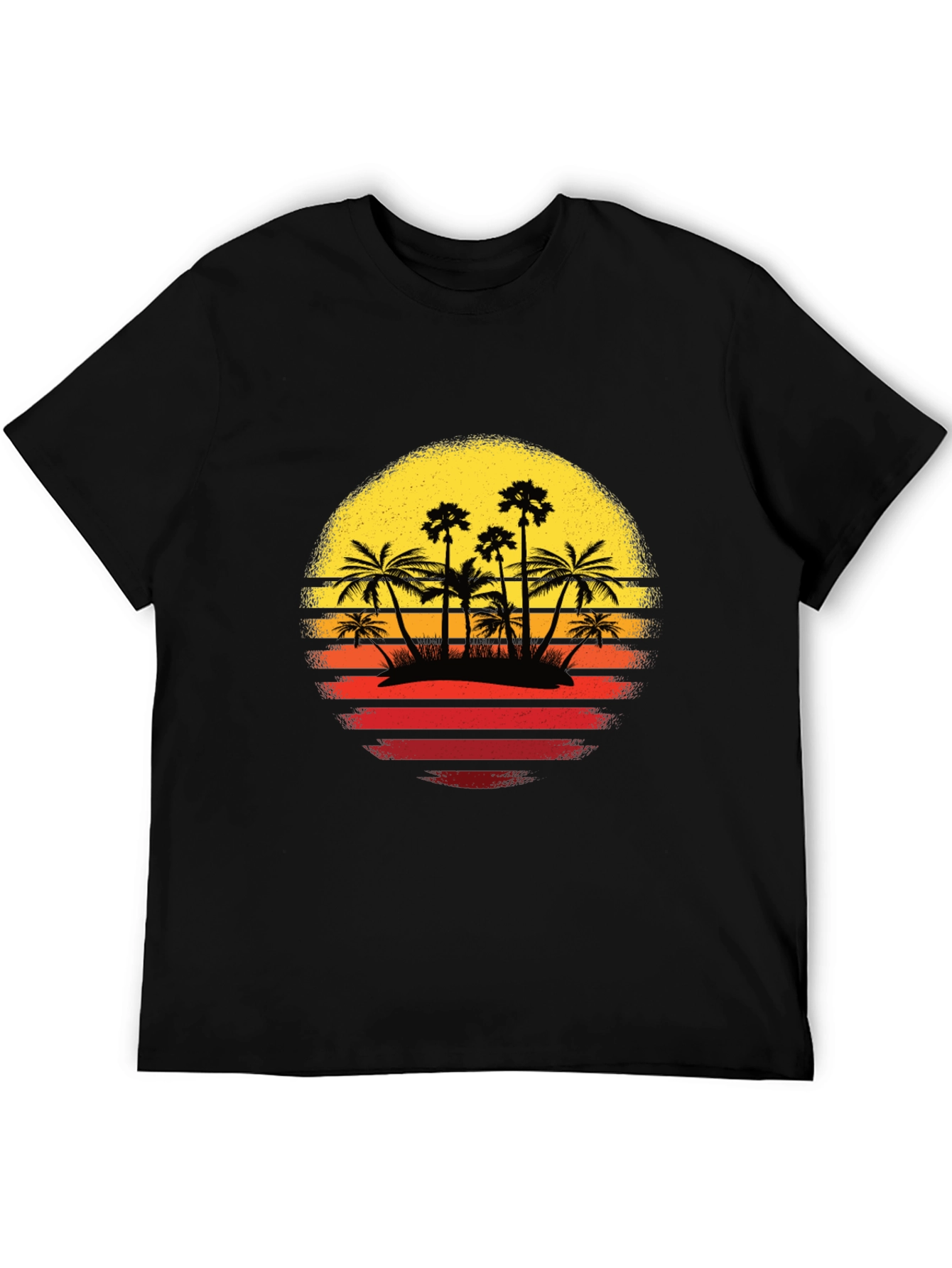 Retro Palm Tree Sunset T-Shirt