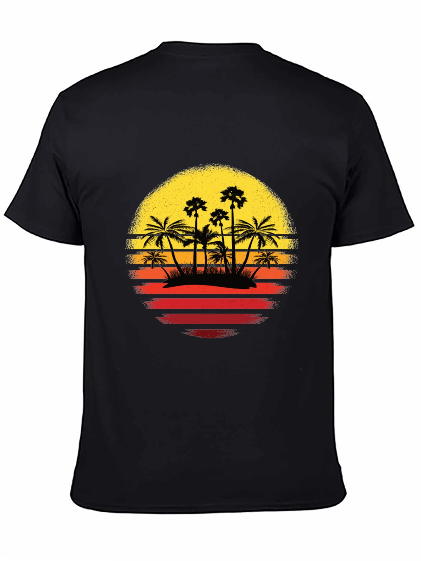 Retro Palm Tree Sunset T-Shirt