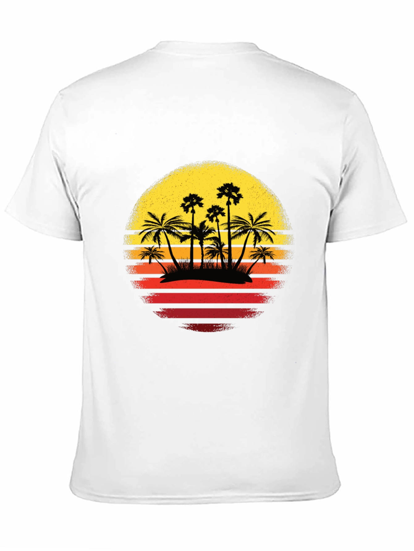 Retro Palm Tree Sunset T-Shirt