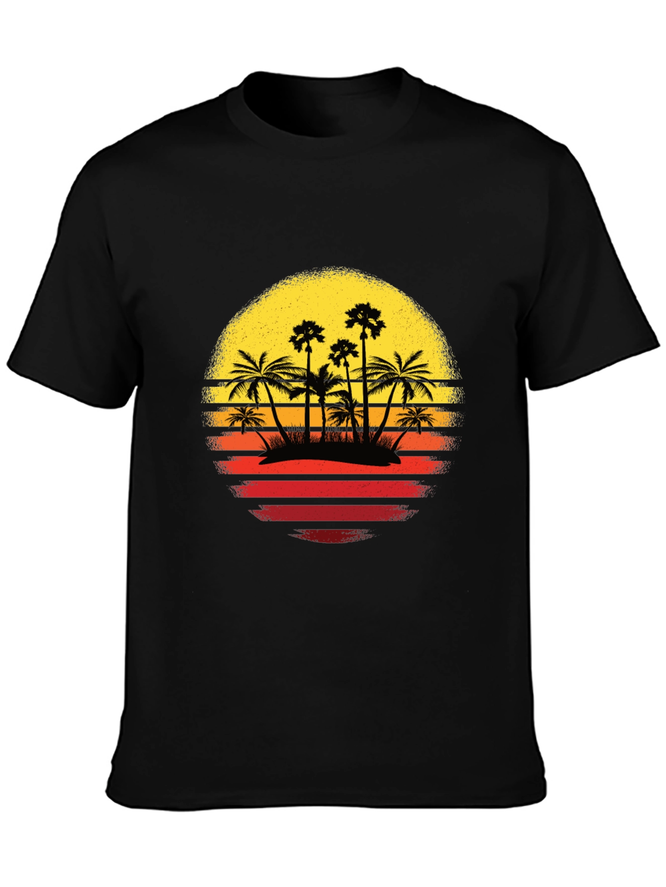 Retro Palm Tree Sunset T-Shirt