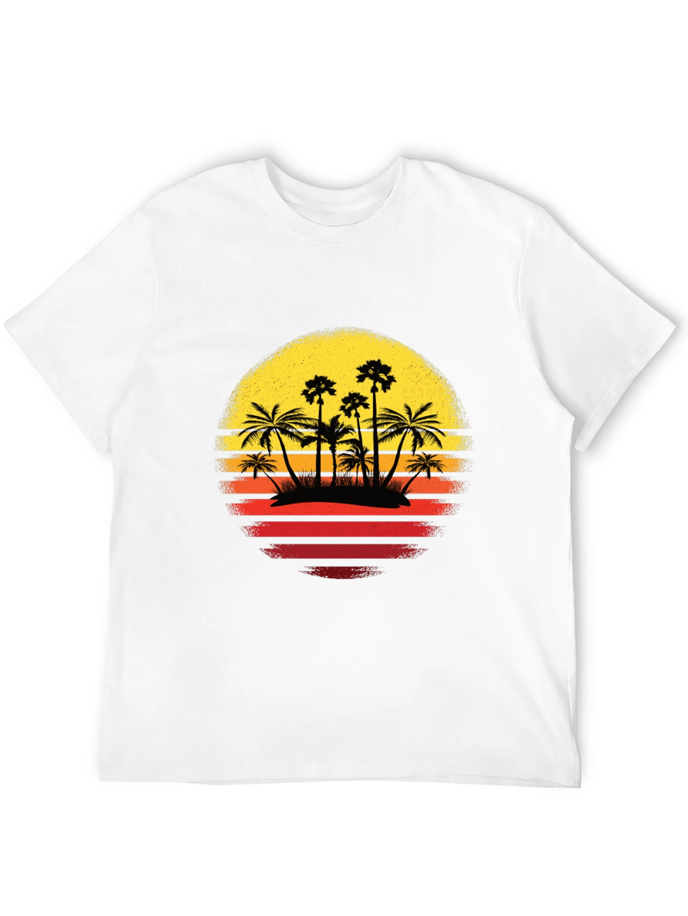 Retro Palm Tree Sunset T-Shirt