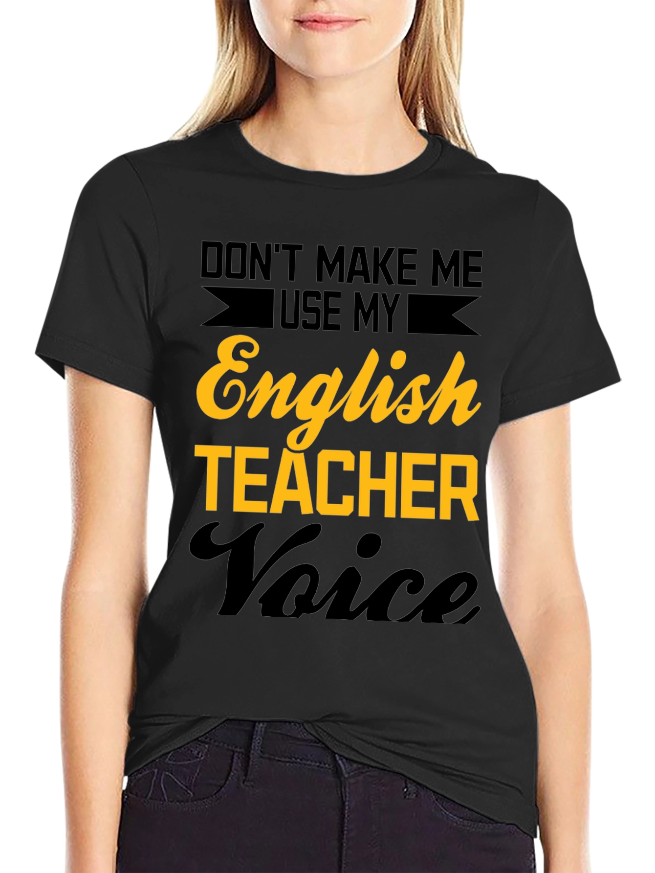 English Teacher Voice T-Shirt Funny Teacher Tee
