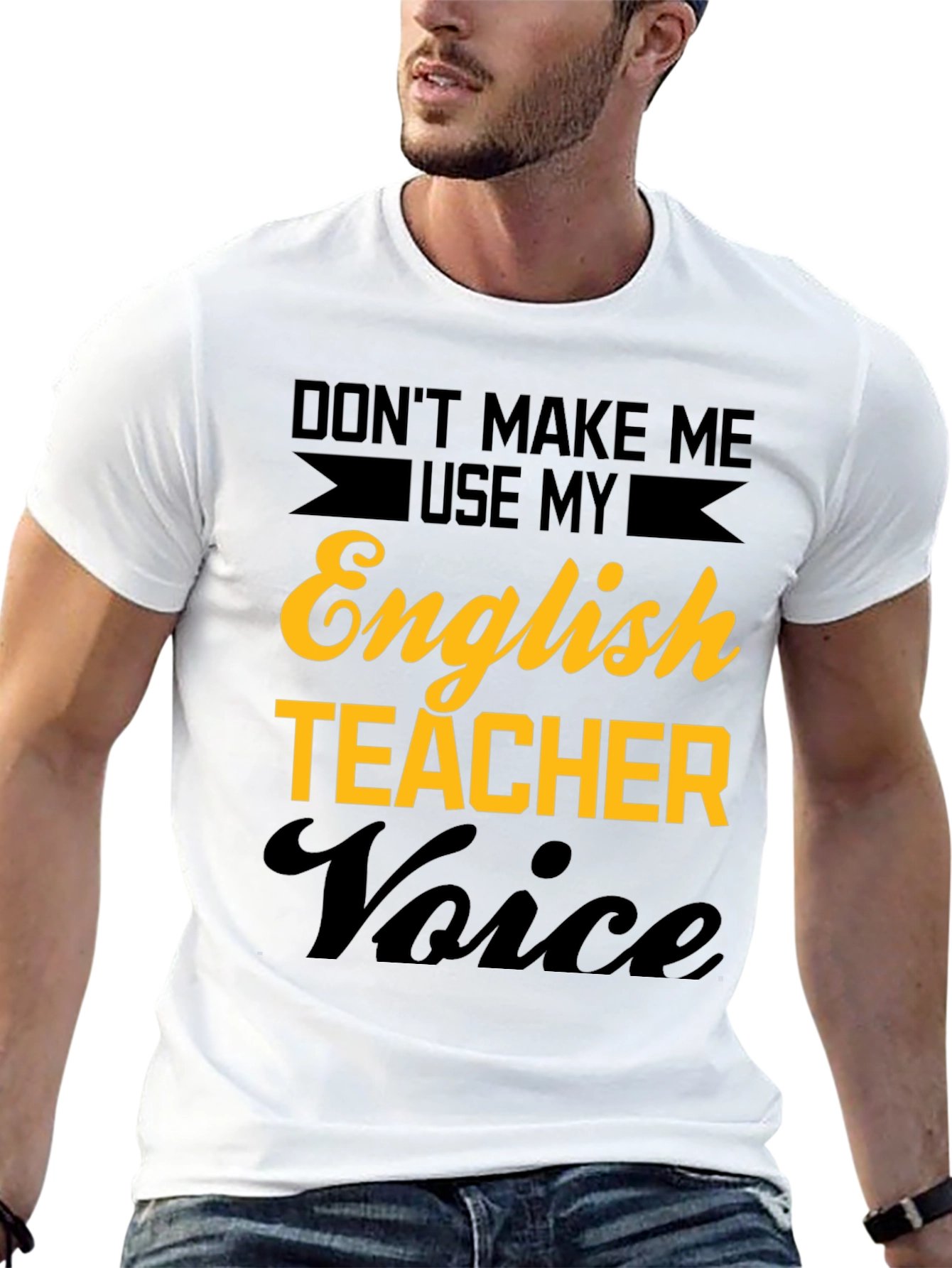 English Teacher Voice T-Shirt Funny Teacher Tee