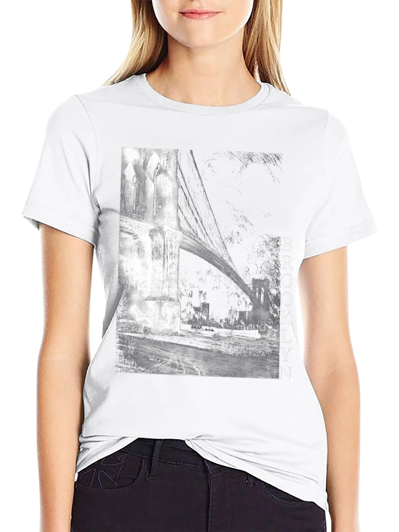 Brooklyn Bridge Graphic Tee - Urban Style