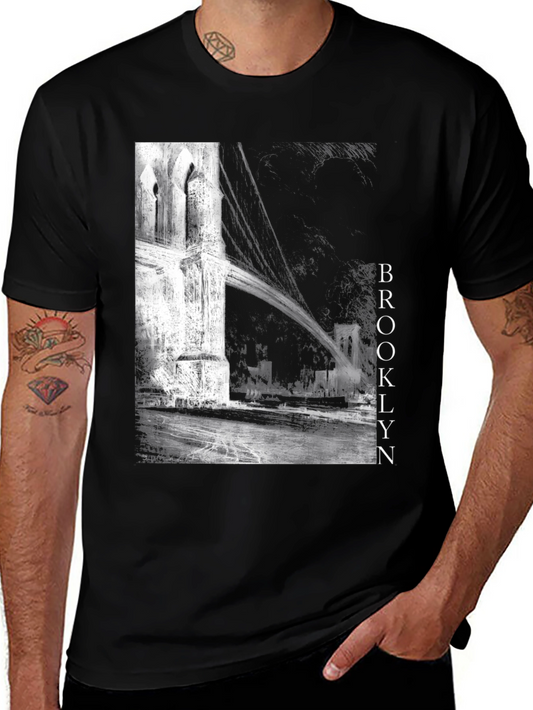 Brooklyn Bridge Graphic Tee - Urban Style