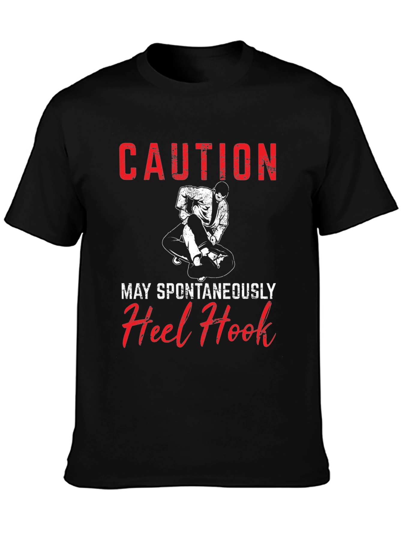 Caution Heel Hook Graphic T-Shirt