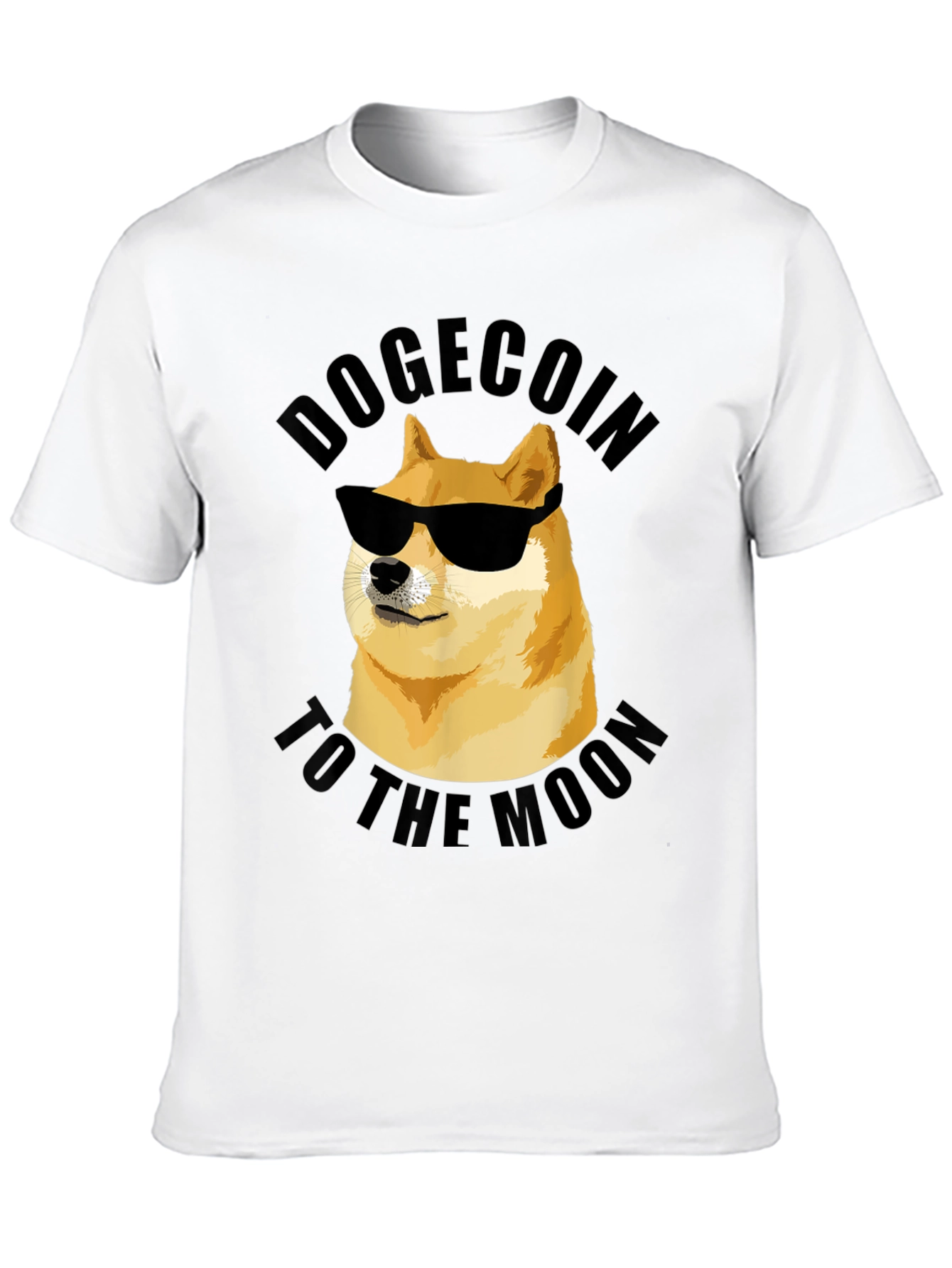 Dogecoin To The Moon Graphic Tee