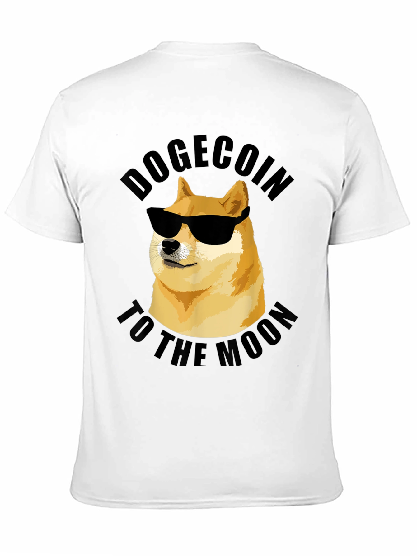 Dogecoin To The Moon Graphic Tee
