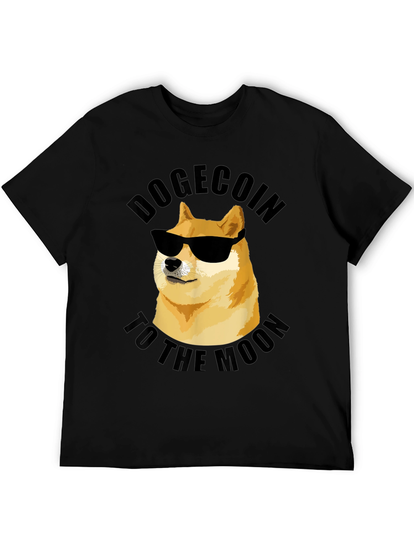 Dogecoin To The Moon Graphic Tee