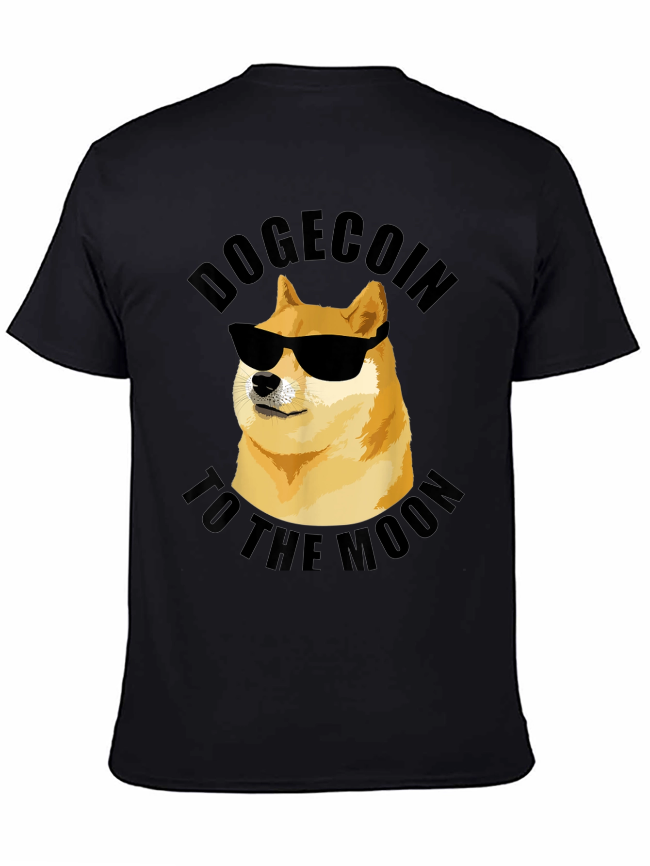 Dogecoin To The Moon Graphic Tee