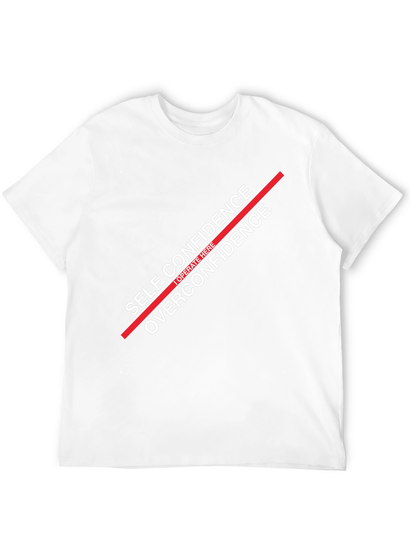 Self Confidence Graphic T-Shirt - Black