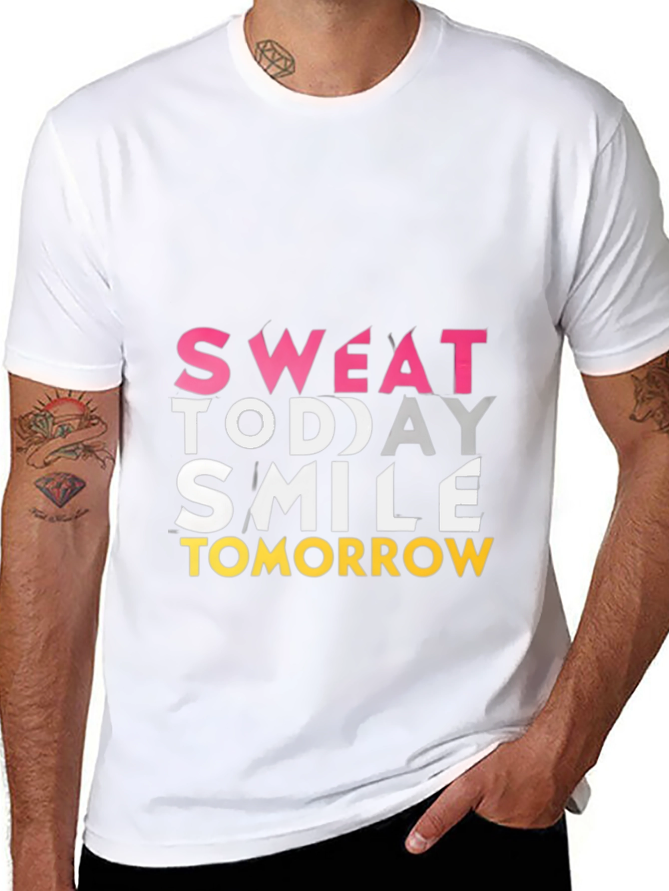 Sweat Today Smile Tomorrow Graphic Tee
