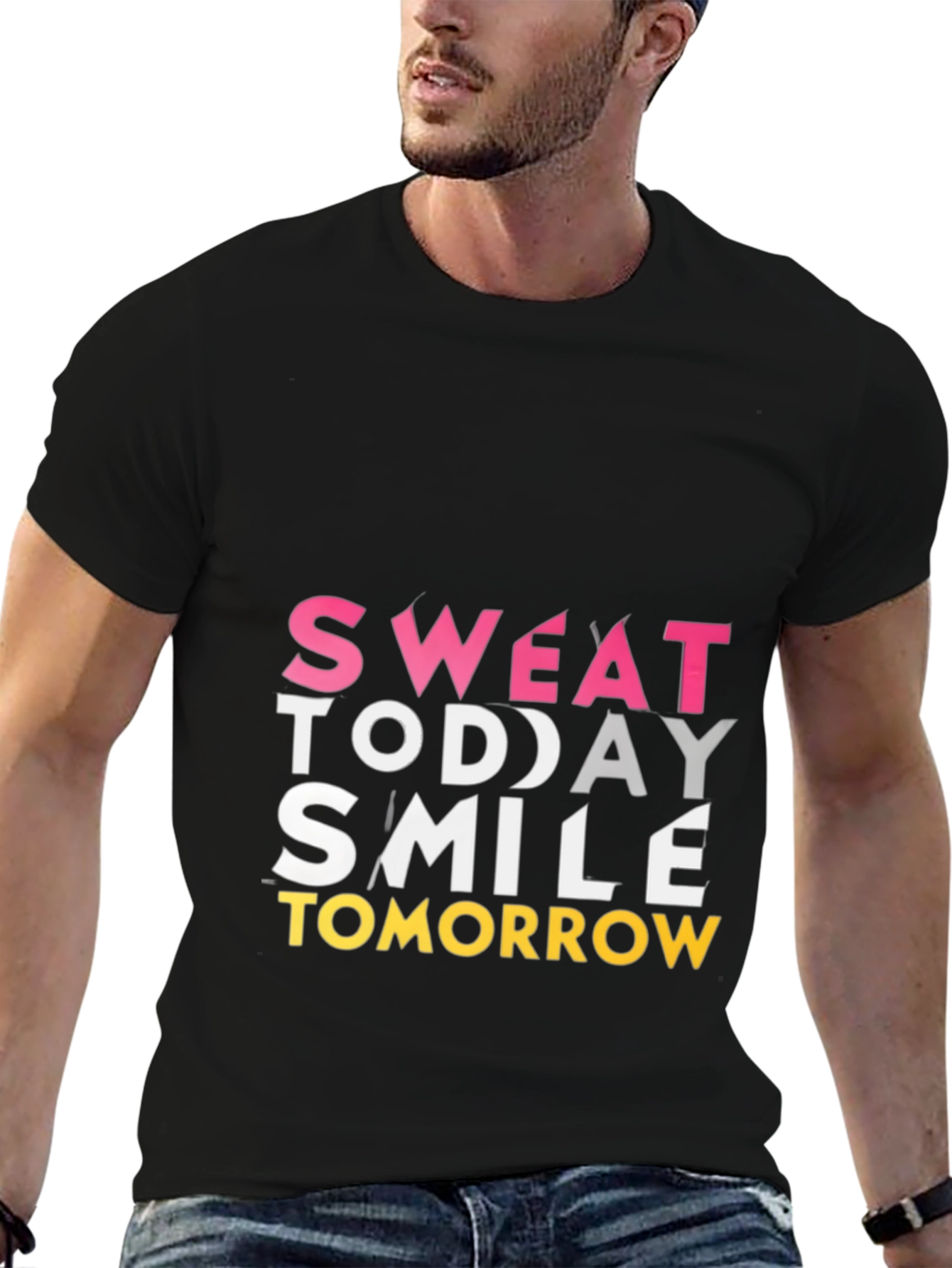Sweat Today Smile Tomorrow Graphic Tee